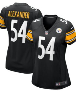 Women's Pittsburgh Steelers Kwon Alexander Black Game Jersey JS1761 nicesnker
