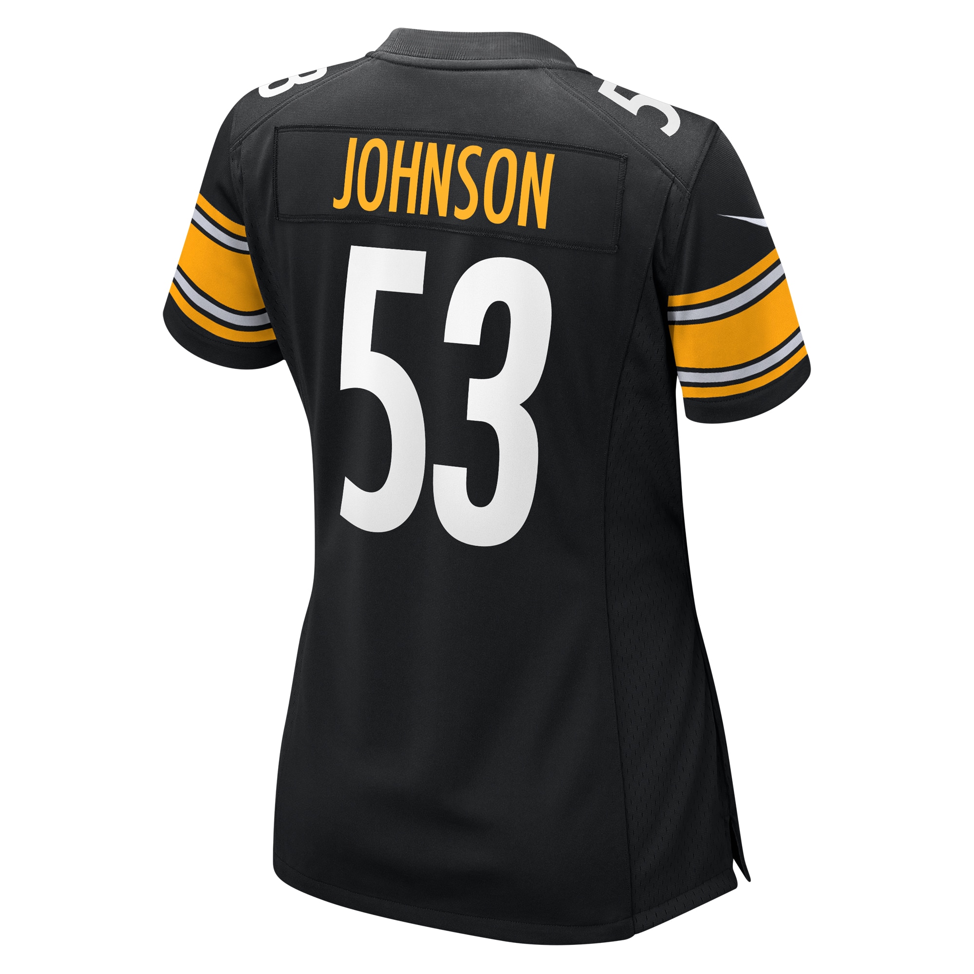 Women's Pittsburgh Steelers Kyron Johnson Black Game Jersey JS1523 nicesnker - Image 3