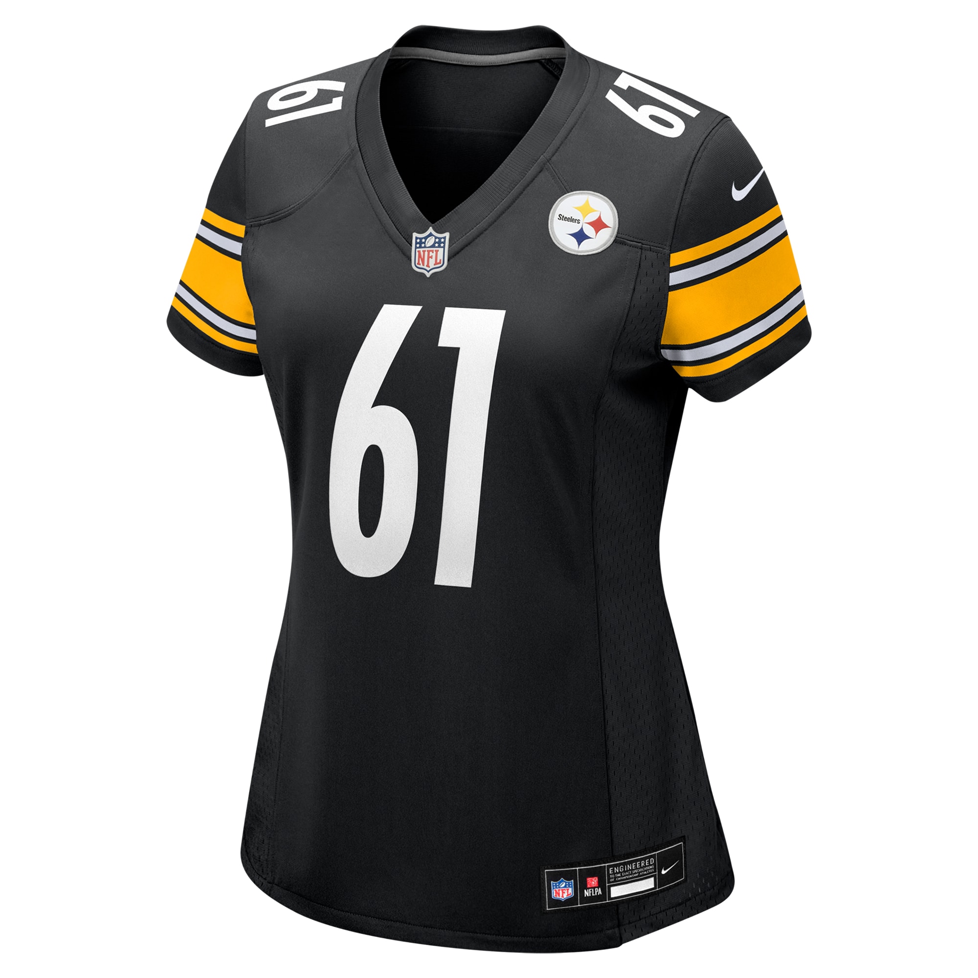 Women's Pittsburgh Steelers Logan Lee Black Game Jersey JS7611 nicesnker - Image 2