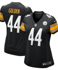 Women's Pittsburgh Steelers Markus Golden Black Game Jersey JS1593 nicesnker