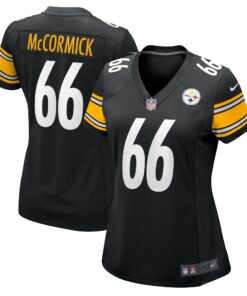 Women's Pittsburgh Steelers Mason McCormick Black Game Jersey JS9245 nicesnker