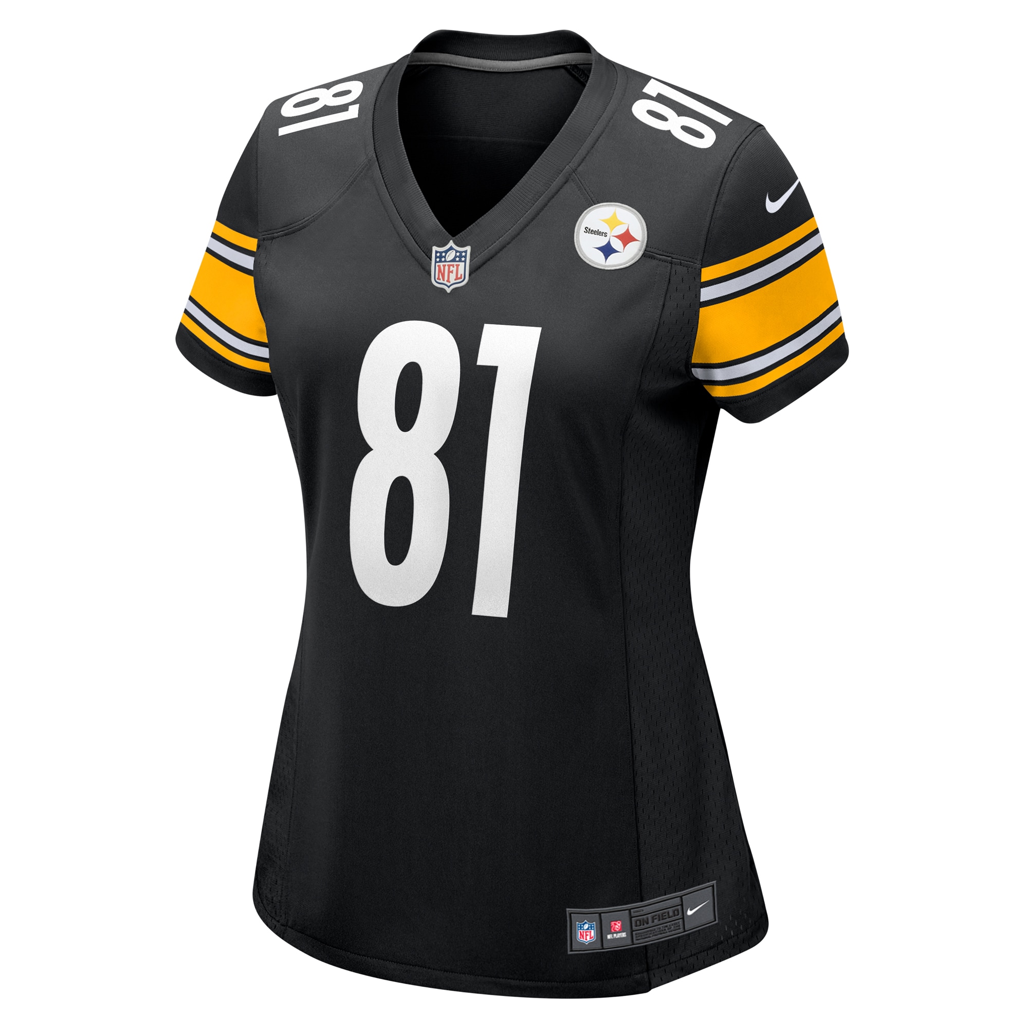 Women's Pittsburgh Steelers MyCole Pruitt Black Game Jersey JS7030 nicesnker - Image 2