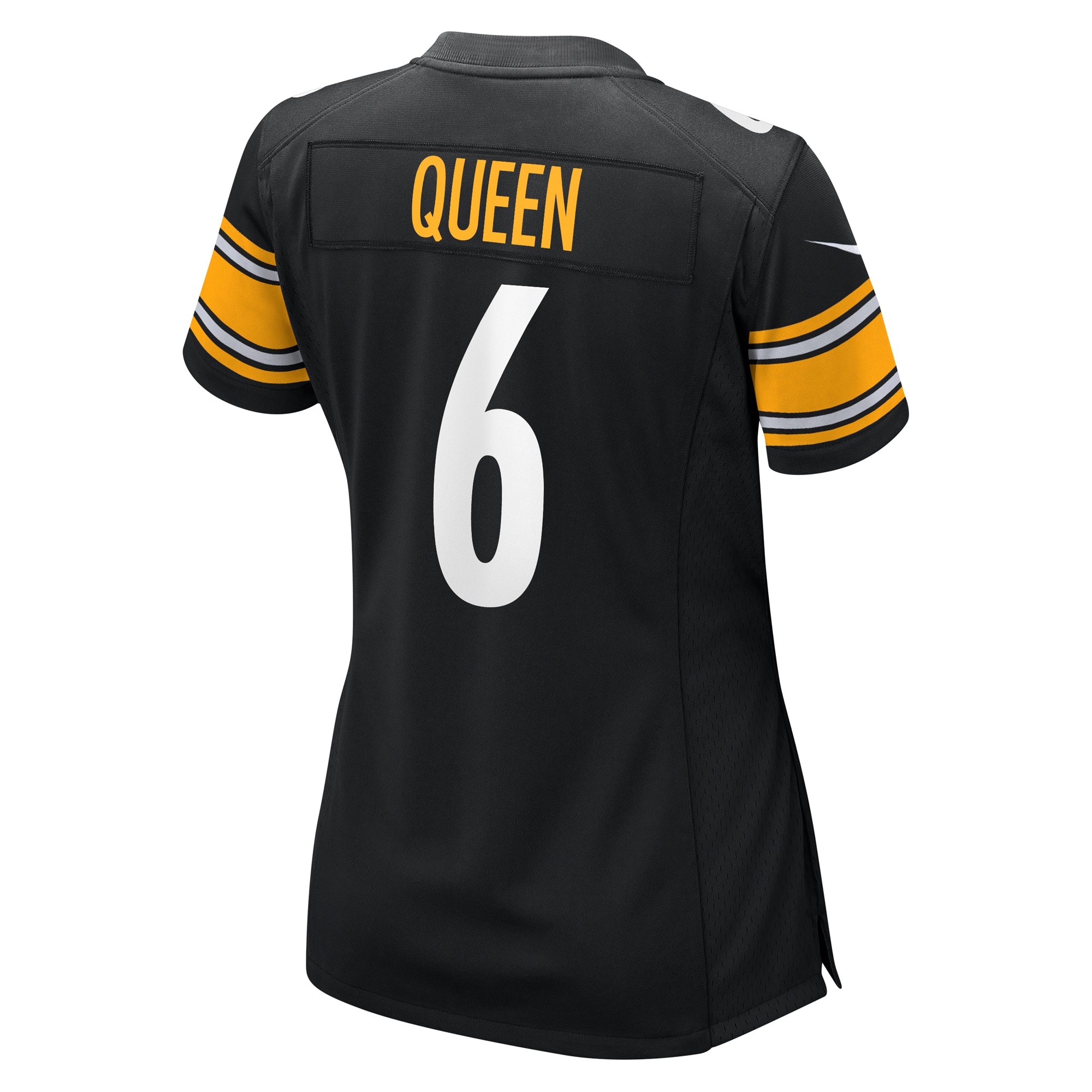 Women's Pittsburgh Steelers Patrick Queen Black Game Player Jersey JS5030 nicesnker - Image 3