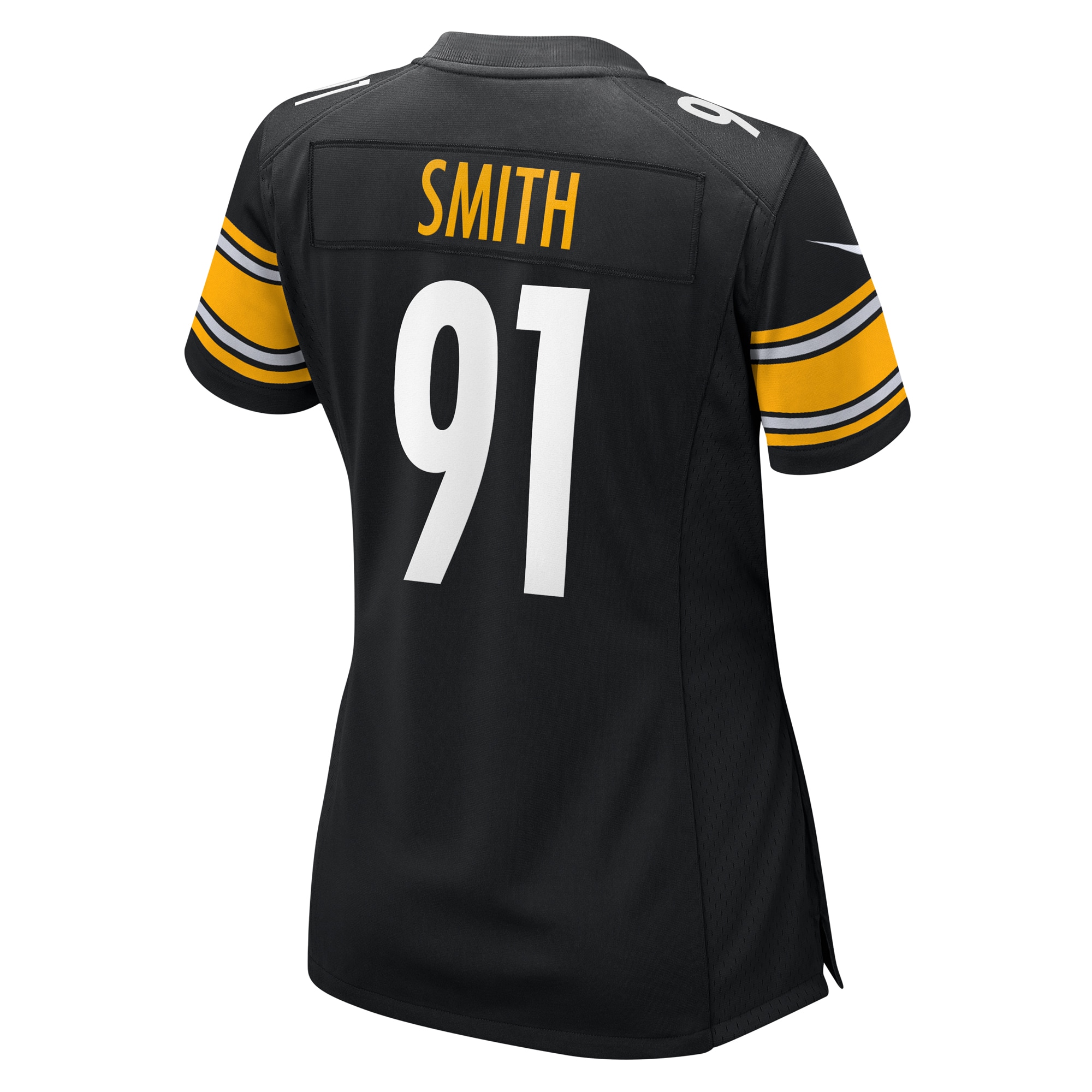 Women's Pittsburgh Steelers Preston Smith Black Game Jersey JS8084 nicesnker - Image 3