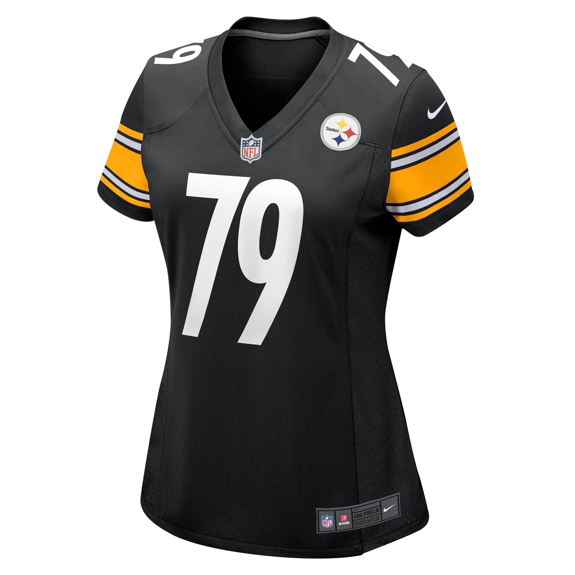 Women's Pittsburgh Steelers Renell Wren Black Game Jersey JS5127 nicesnker - Image 2