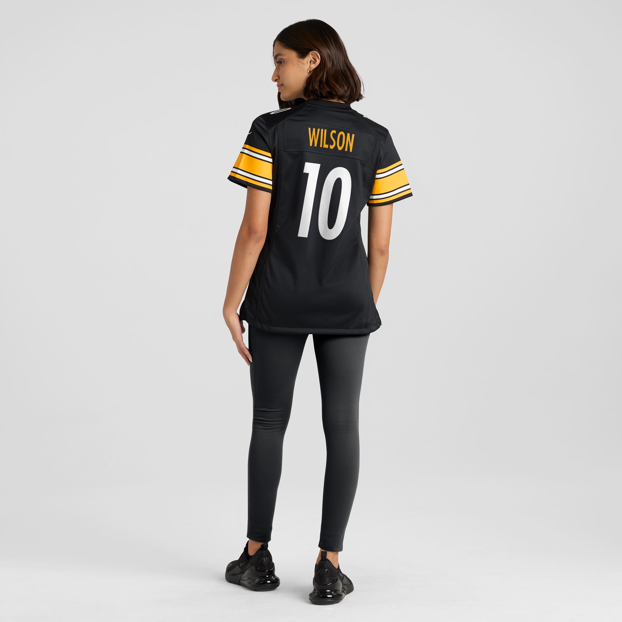 Women's Pittsburgh Steelers Roman Wilson Black Game Jersey JS5927 nicesnker - Image 5