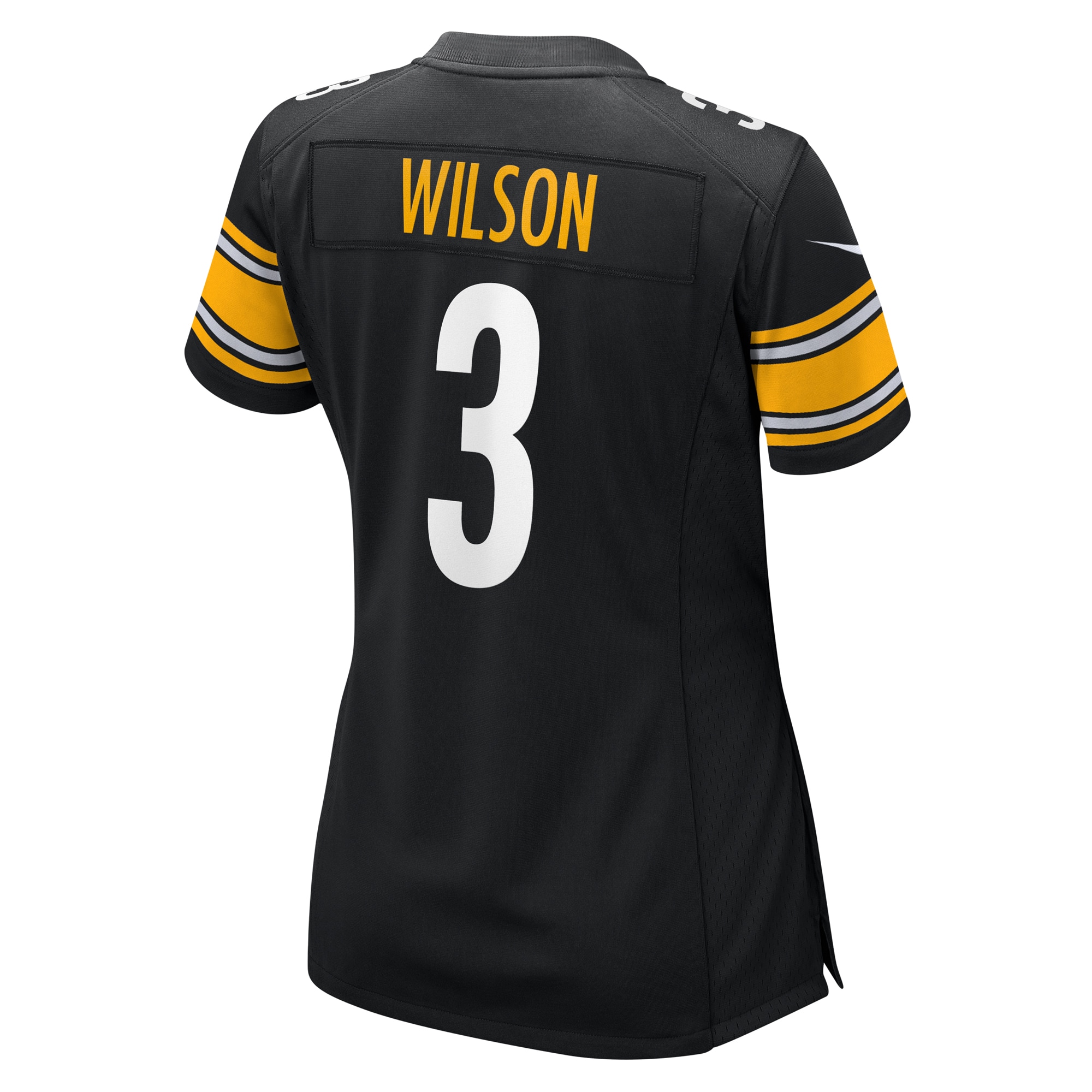 Women's Pittsburgh Steelers Russell Wilson Black Game Jersey JS5159 nicesnker - Image 3