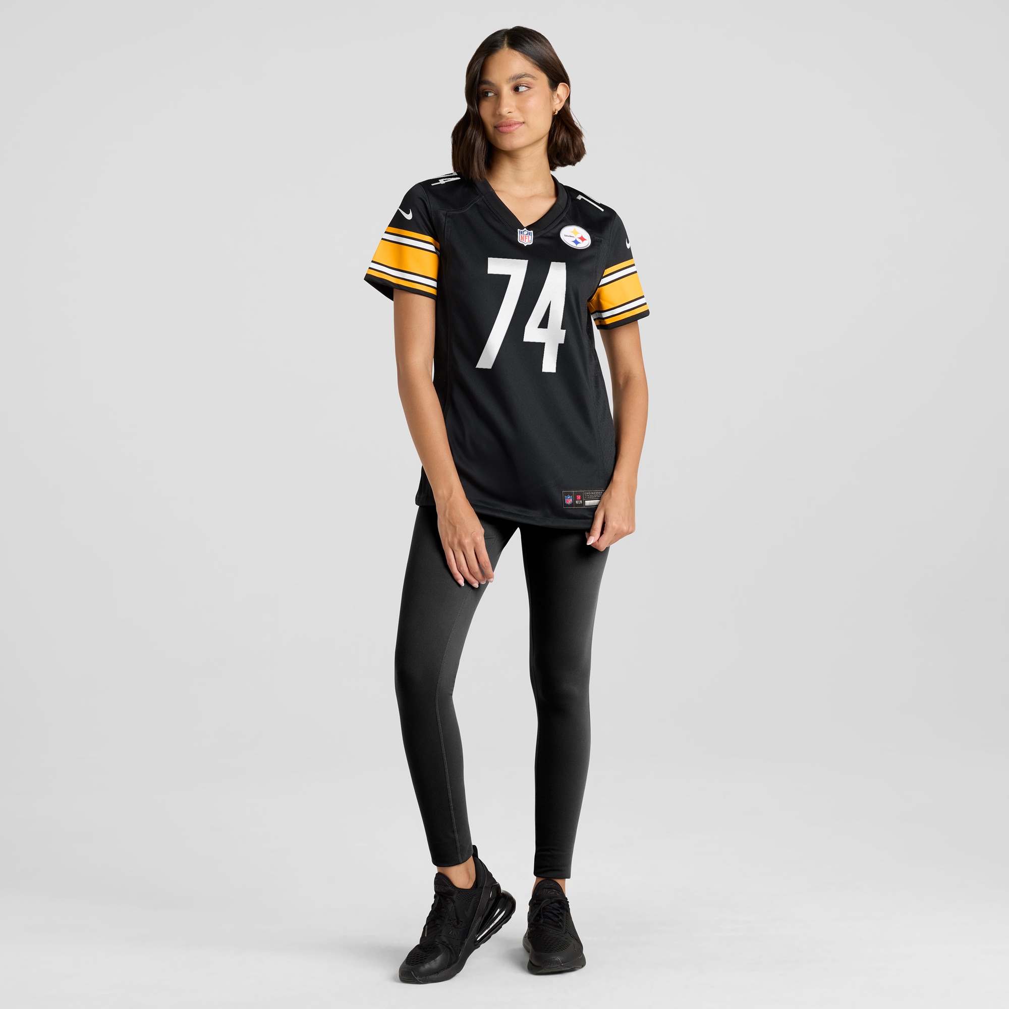 Women's Pittsburgh Steelers Spencer Anderson Black Game Jersey JS5530 nicesnker - Image 4