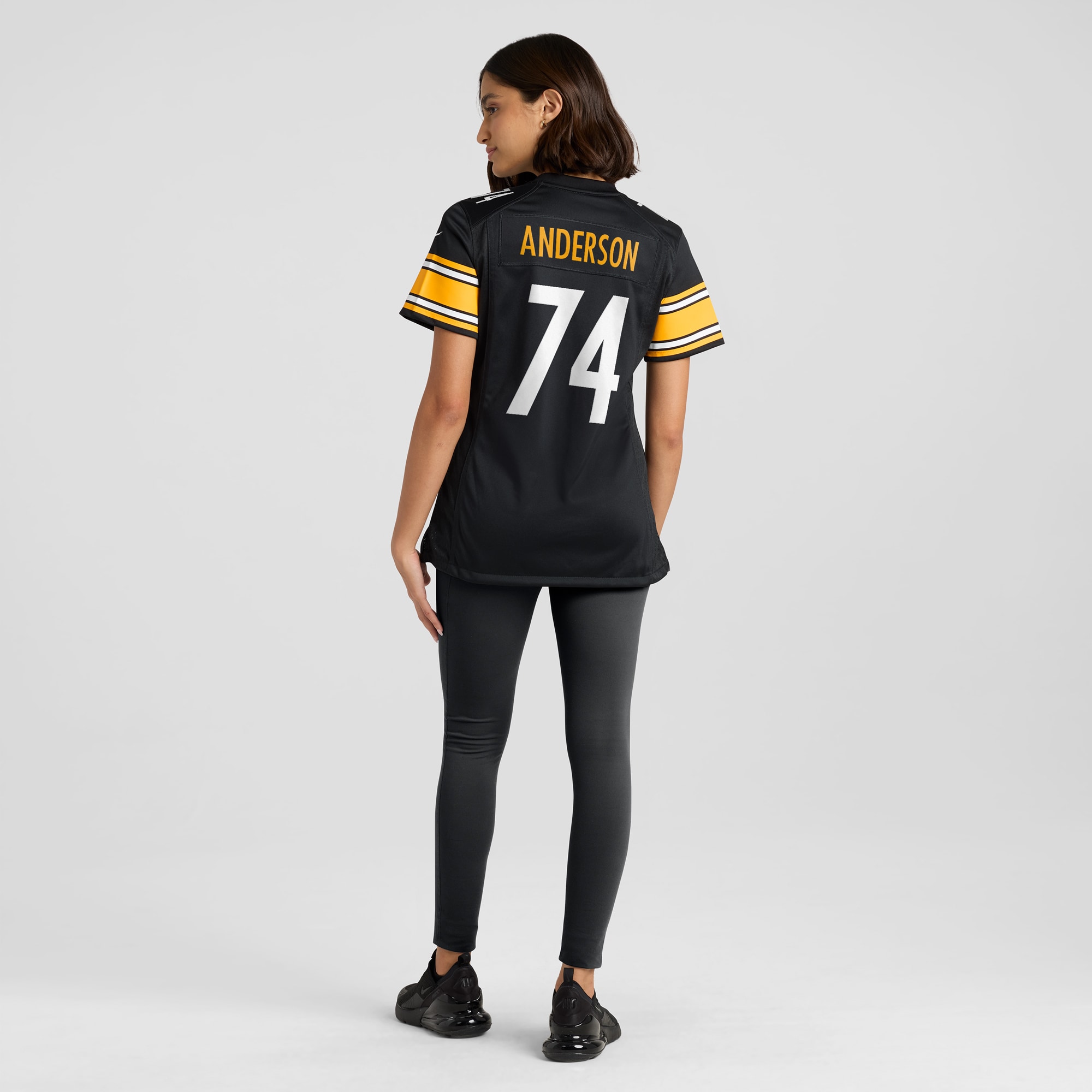 Women's Pittsburgh Steelers Spencer Anderson Black Game Jersey JS5530 nicesnker - Image 5