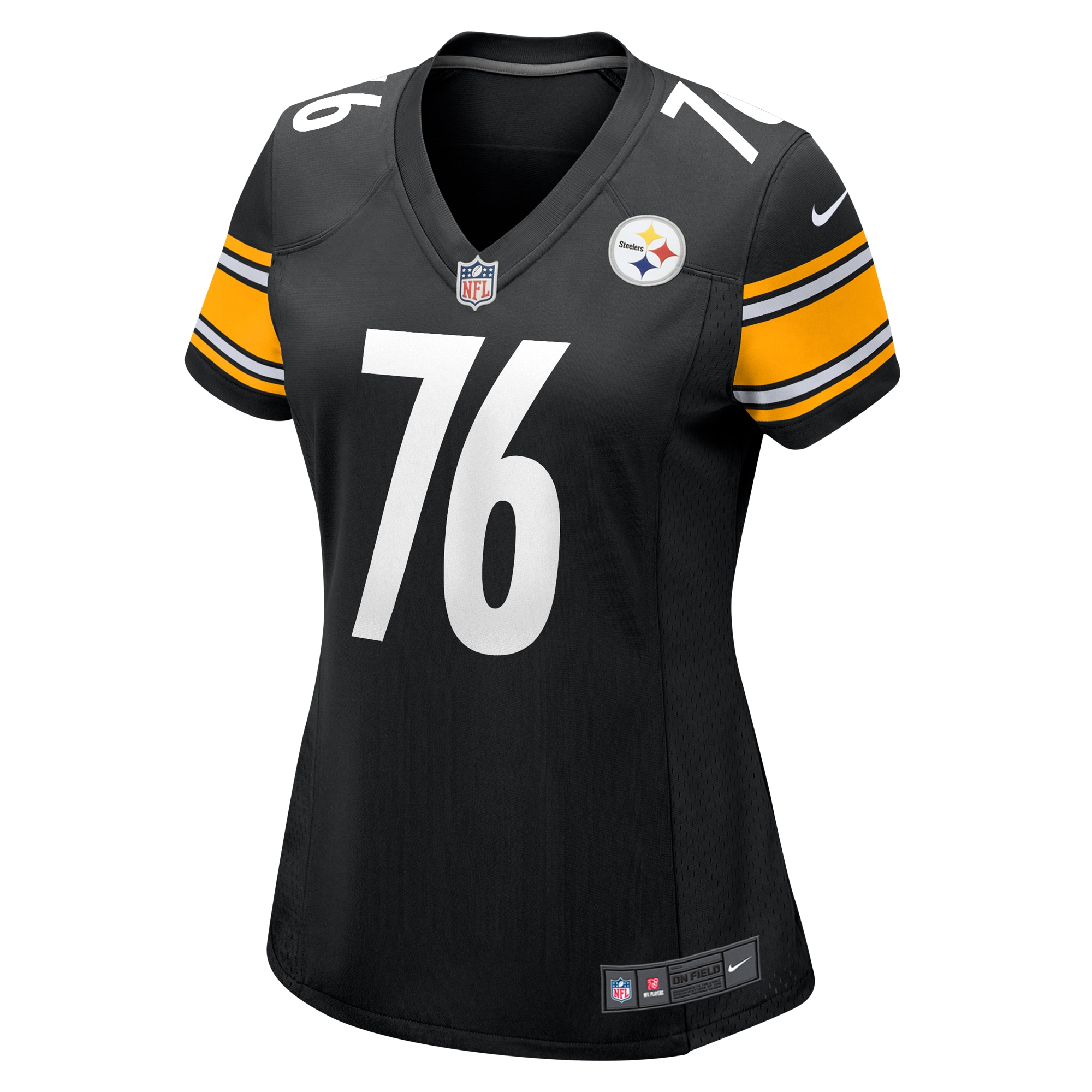 Women's Pittsburgh Steelers Troy Fautanu Black Game Jersey JS7475 nicesnker - Image 2