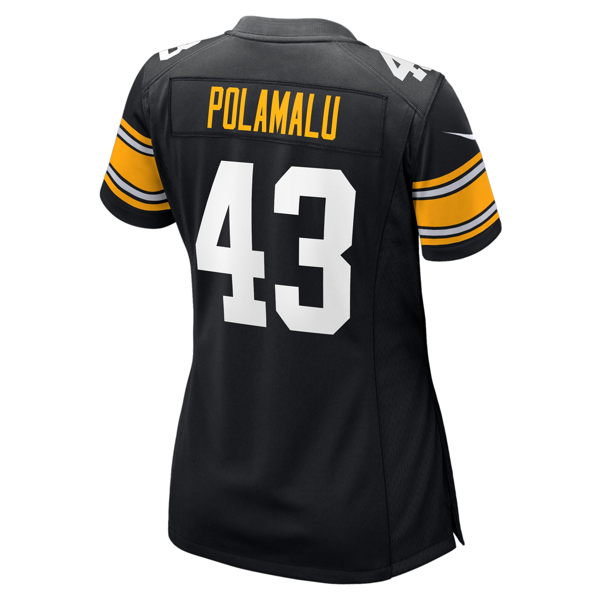 Women's Pittsburgh Steelers Troy Polamalu Black Retired Player Jersey JS4758 nicesnker - Image 3