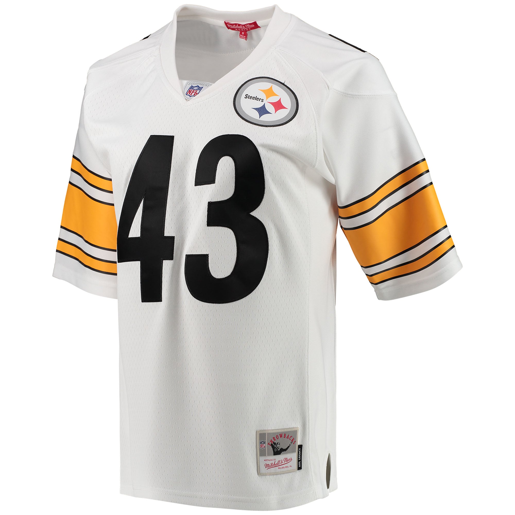Women's Pittsburgh Steelers Troy Polamalu Mitchell & Ness White 2005 Legacy Team Jersey JS6062 nicesnker - Image 2