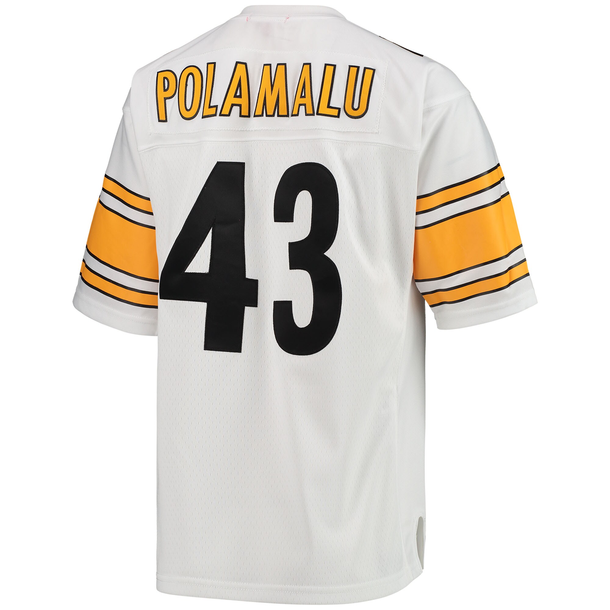 Women's Pittsburgh Steelers Troy Polamalu Mitchell & Ness White 2005 Legacy Team Jersey JS6062 nicesnker - Image 3