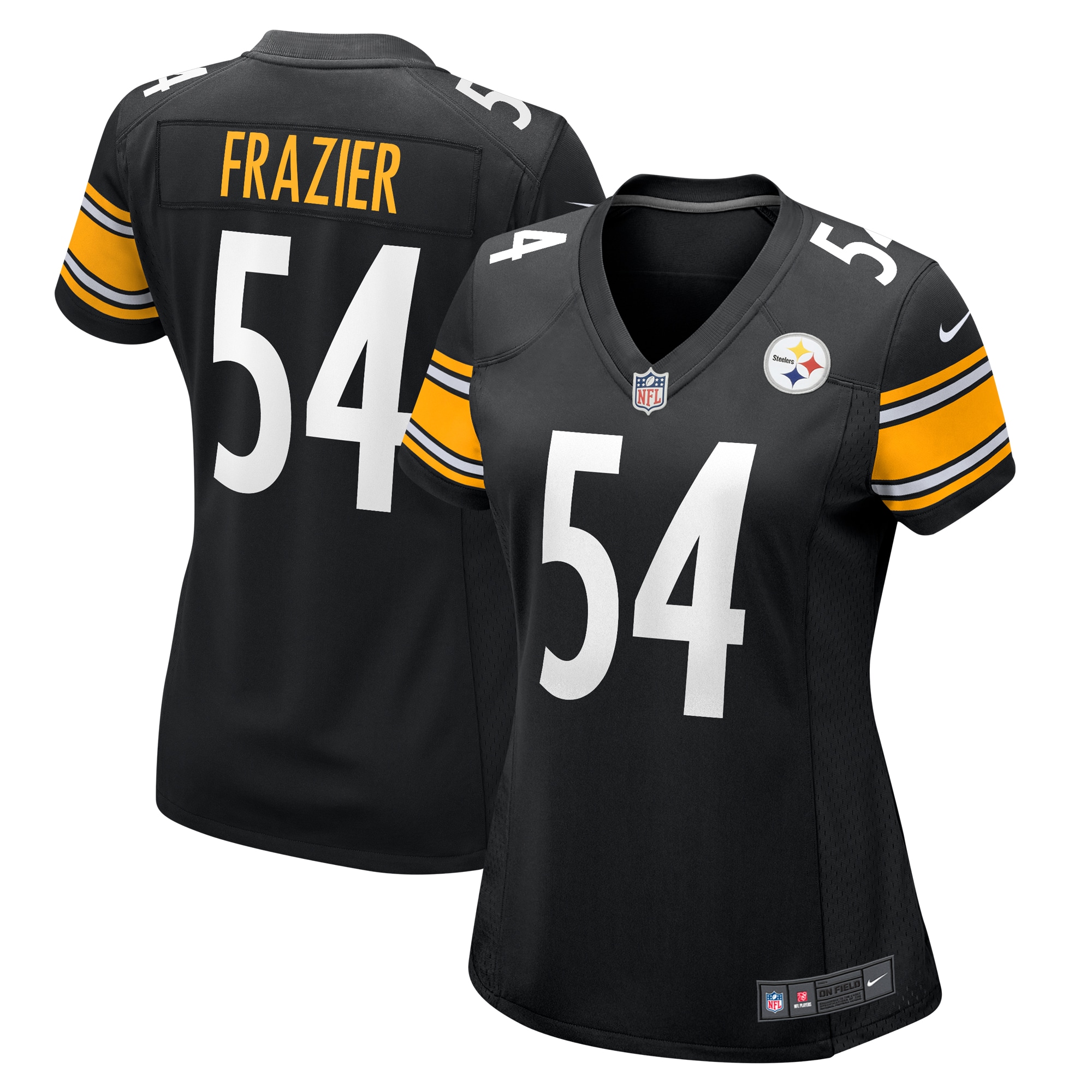 Women's Pittsburgh Steelers Zach Frazier Black Game Jersey JS6149 nicesnker