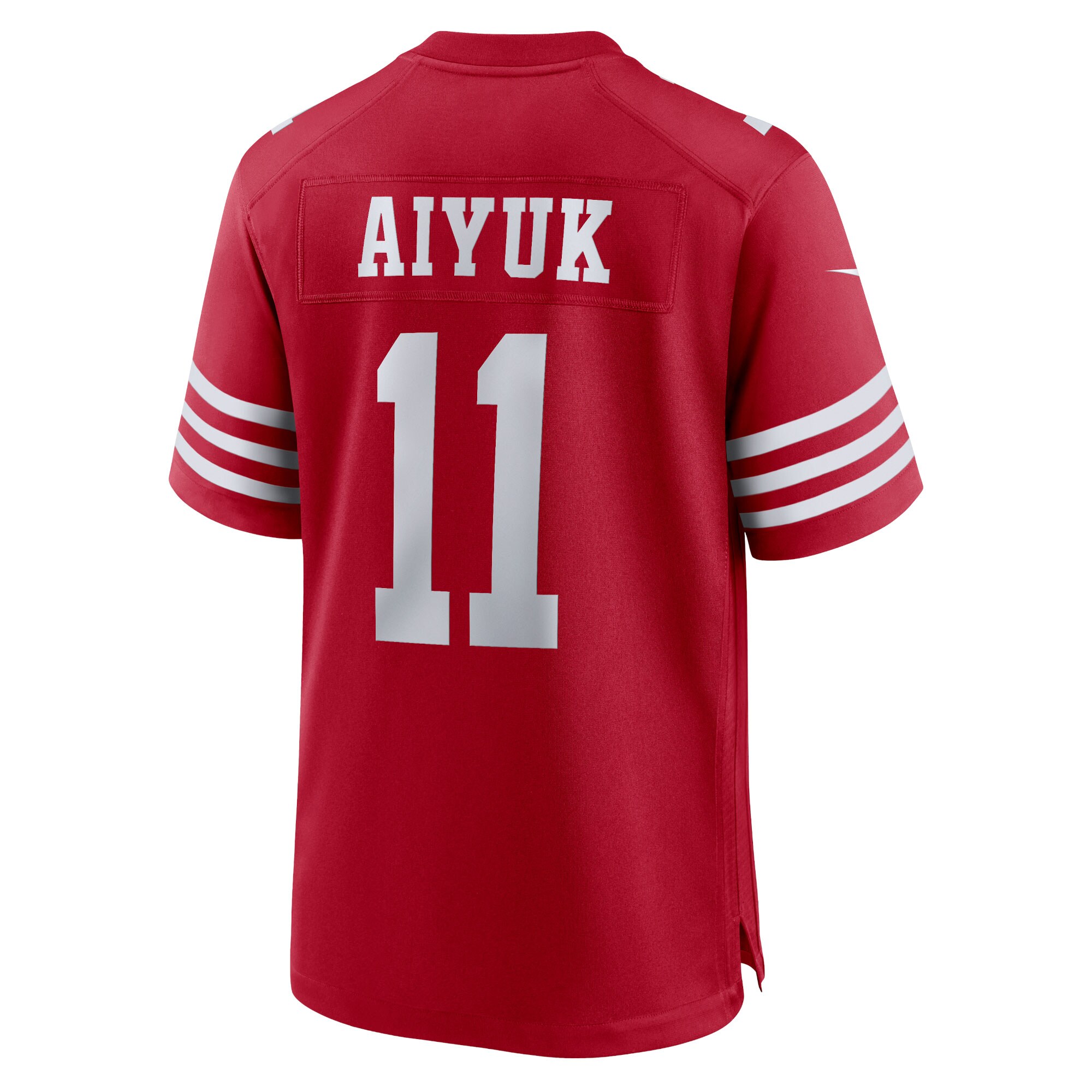 Women's San Francisco 49ers Brandon Aiyuk Scarlet Team Game Player Jersey JS1733 nicesnker - Image 3