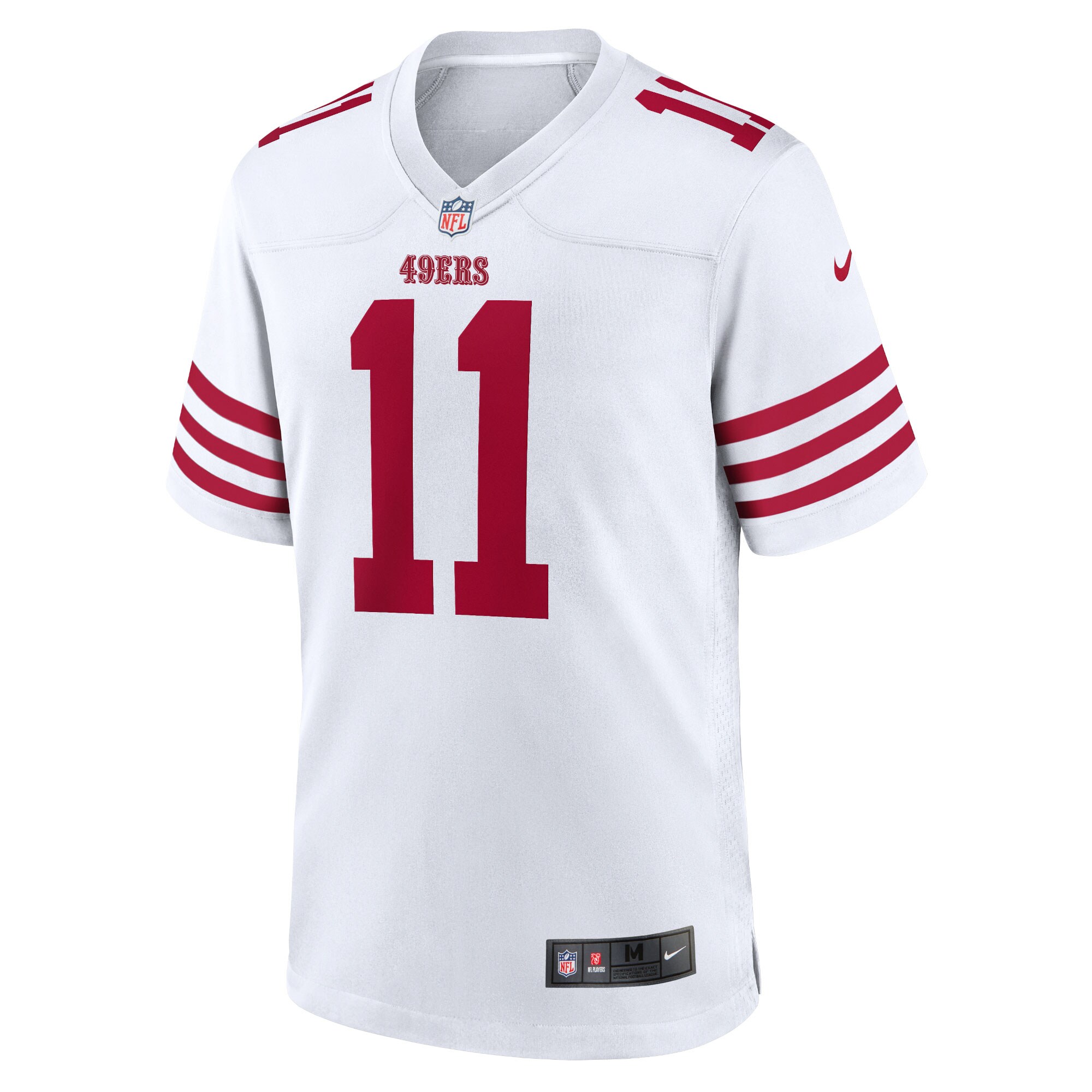 Women's San Francisco 49ers Brandon Aiyuk White Game Jersey JS6041 nicesnker - Image 2