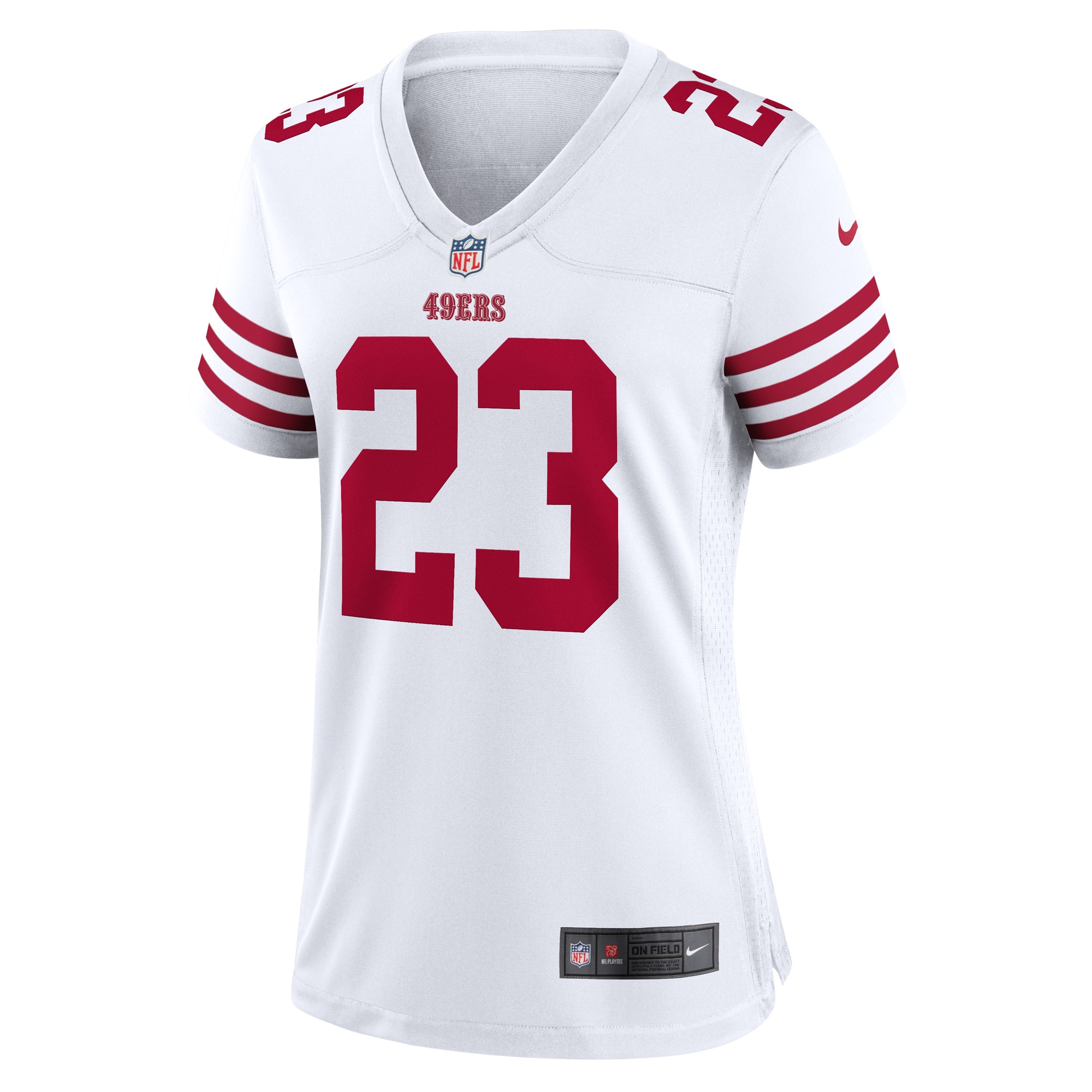Women's San Francisco 49ers Christian McCaffrey White Player Jersey JS5221 nicesnker - Image 2