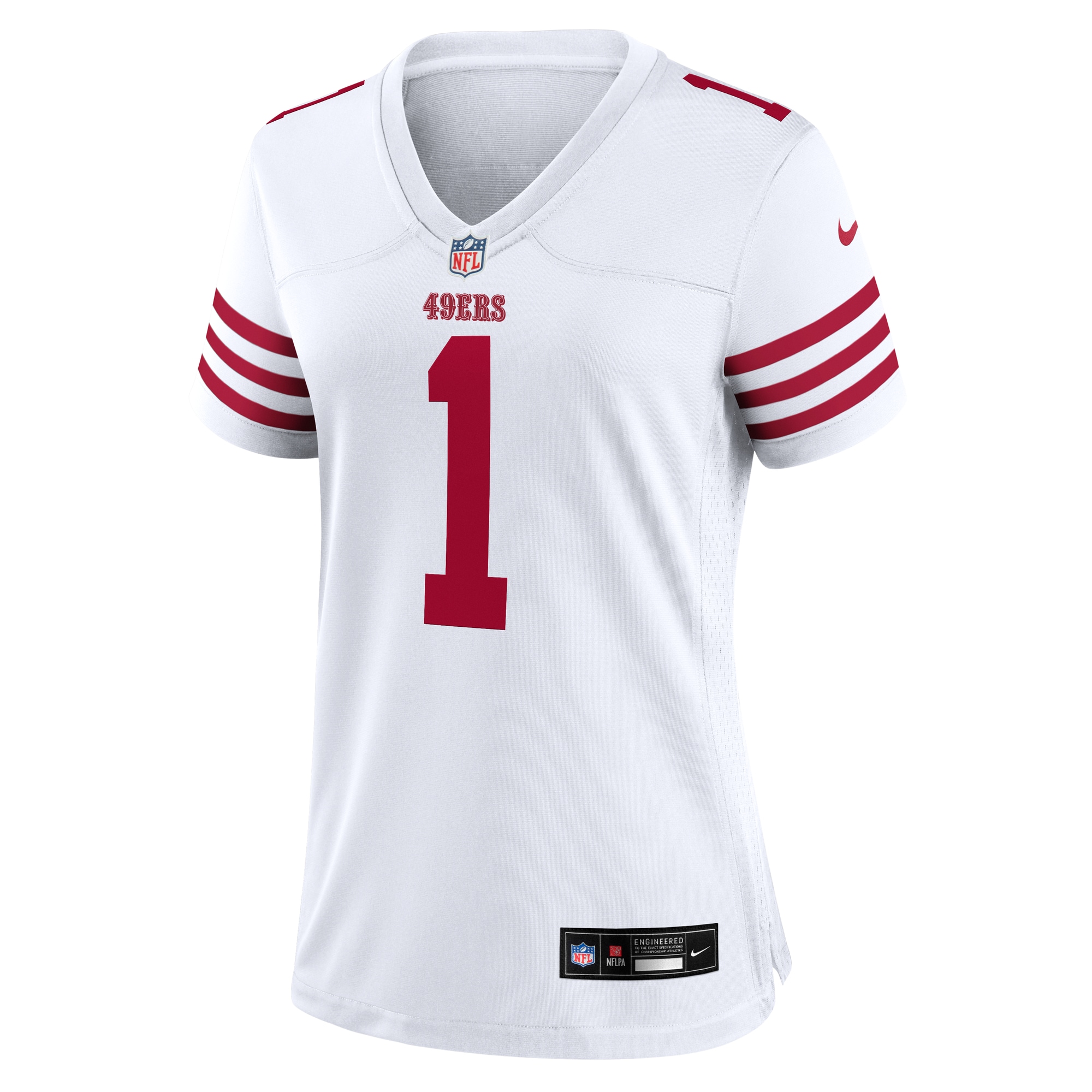 Women's San Francisco 49ers Deebo Samuel Sr White Game Jersey JS9697 nicesnker - Image 2