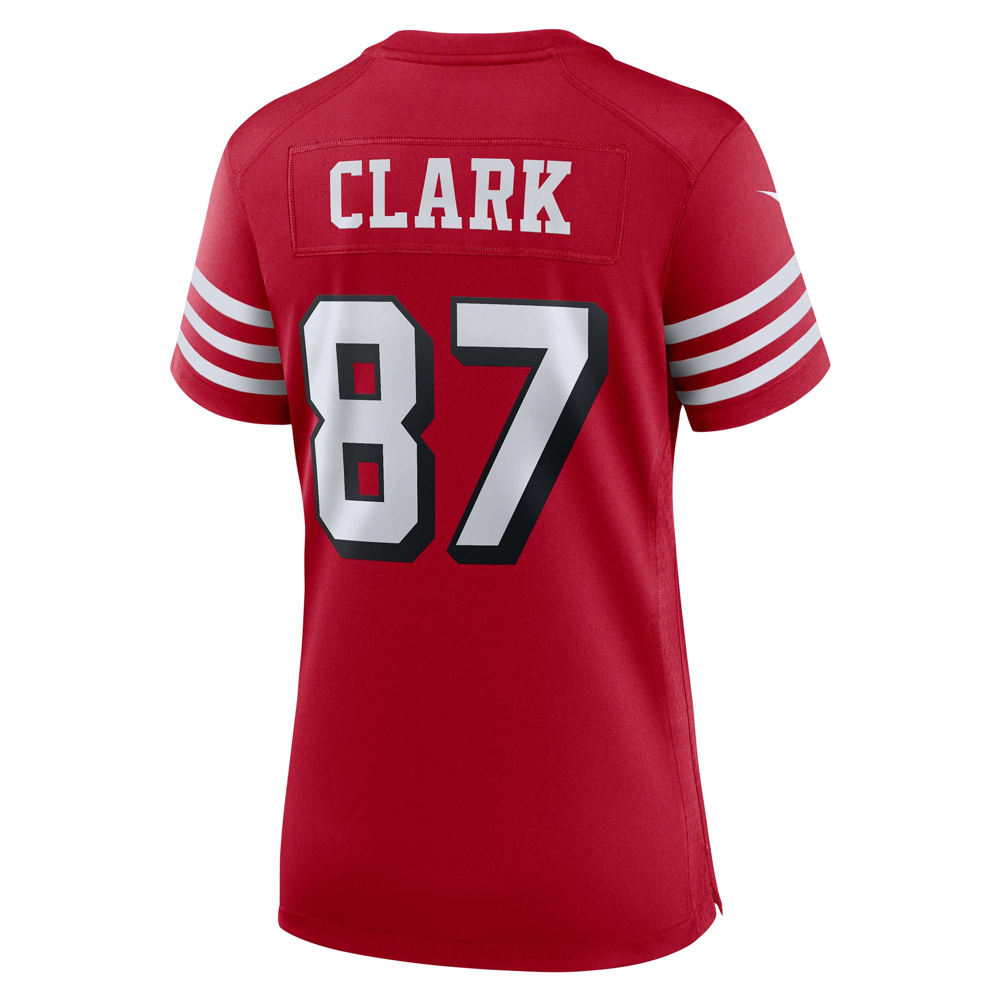 Women's San Francisco 49ers Dwight Clark Scarlet Alternate Game Jersey JS4386 nicesnker - Image 3