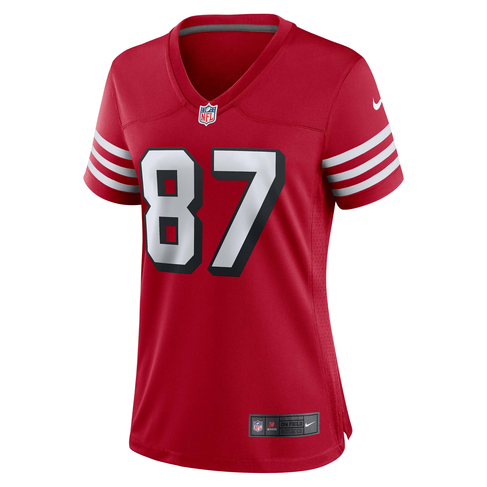 Women's San Francisco 49ers Dwight Clark Scarlet Alternate Game Jersey JS4386 nicesnker - Image 2