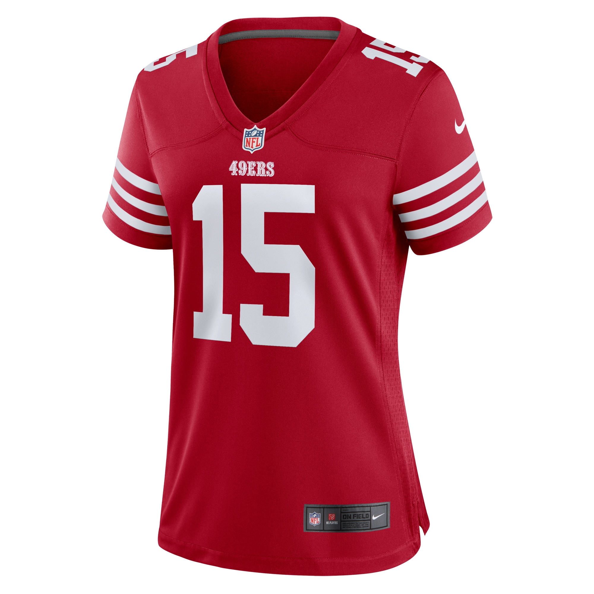 Women's San Francisco 49ers Jauan Jennings Scarlet Game Jersey JS4964 nicesnker - Image 2