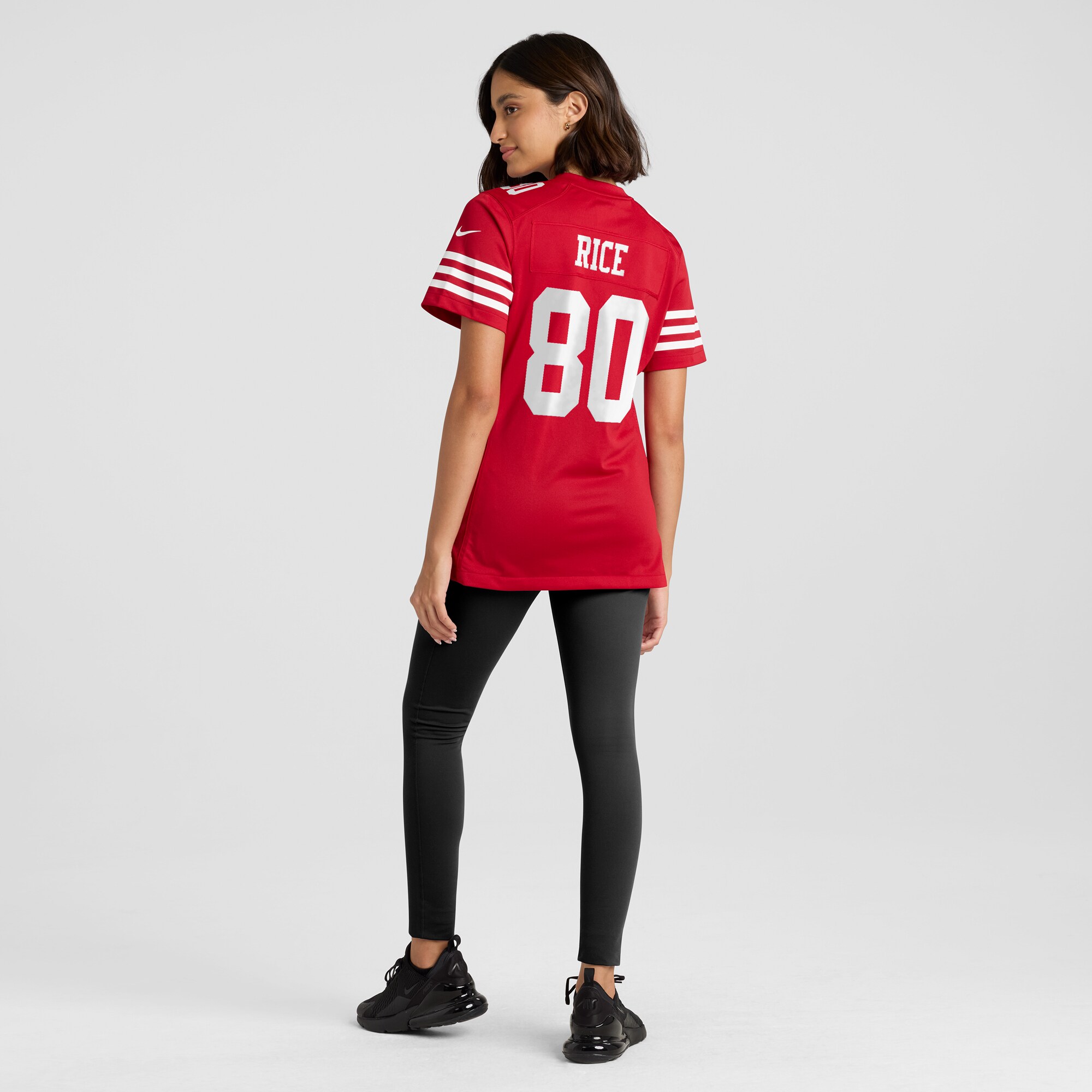 Women's San Francisco 49ers Jerry Rice Scarlet Retired Player Game Jersey JS7960 nicesnker - Image 5