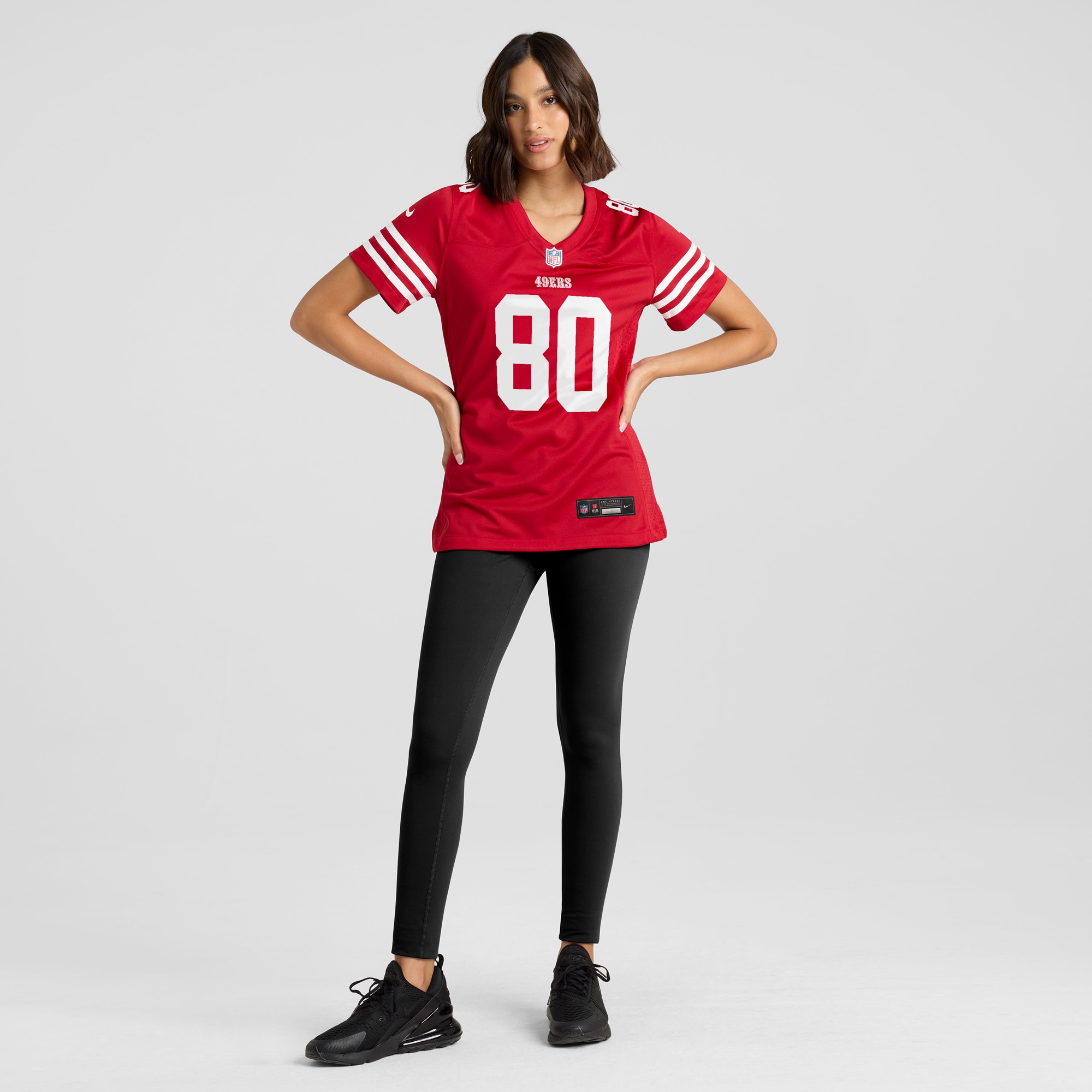 Women's San Francisco 49ers Jerry Rice Scarlet Retired Player Game Jersey JS7960 nicesnker - Image 4