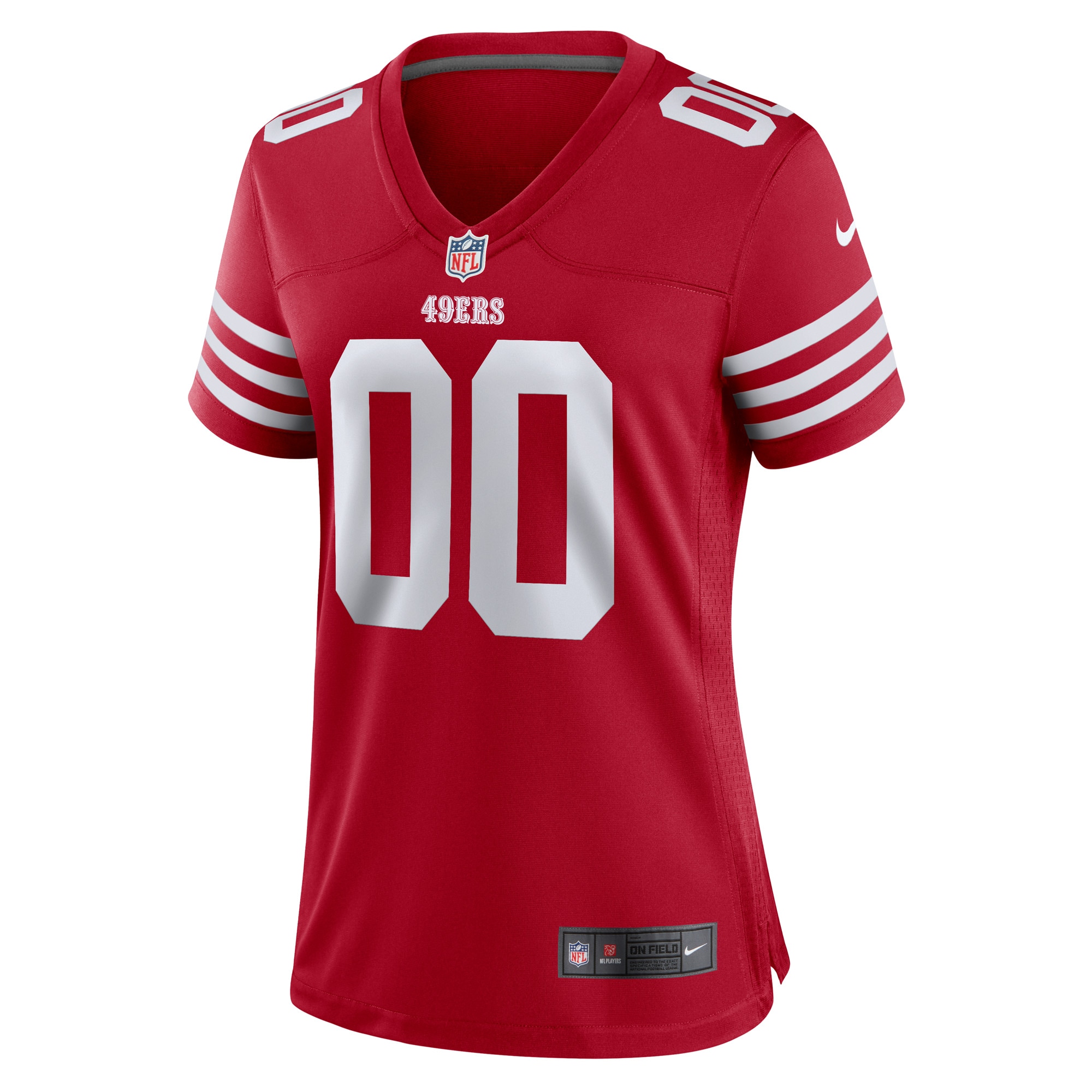Women's San Francisco 49ers Scarlet Game Custom Jersey JS2603 nicesnker - Image 2