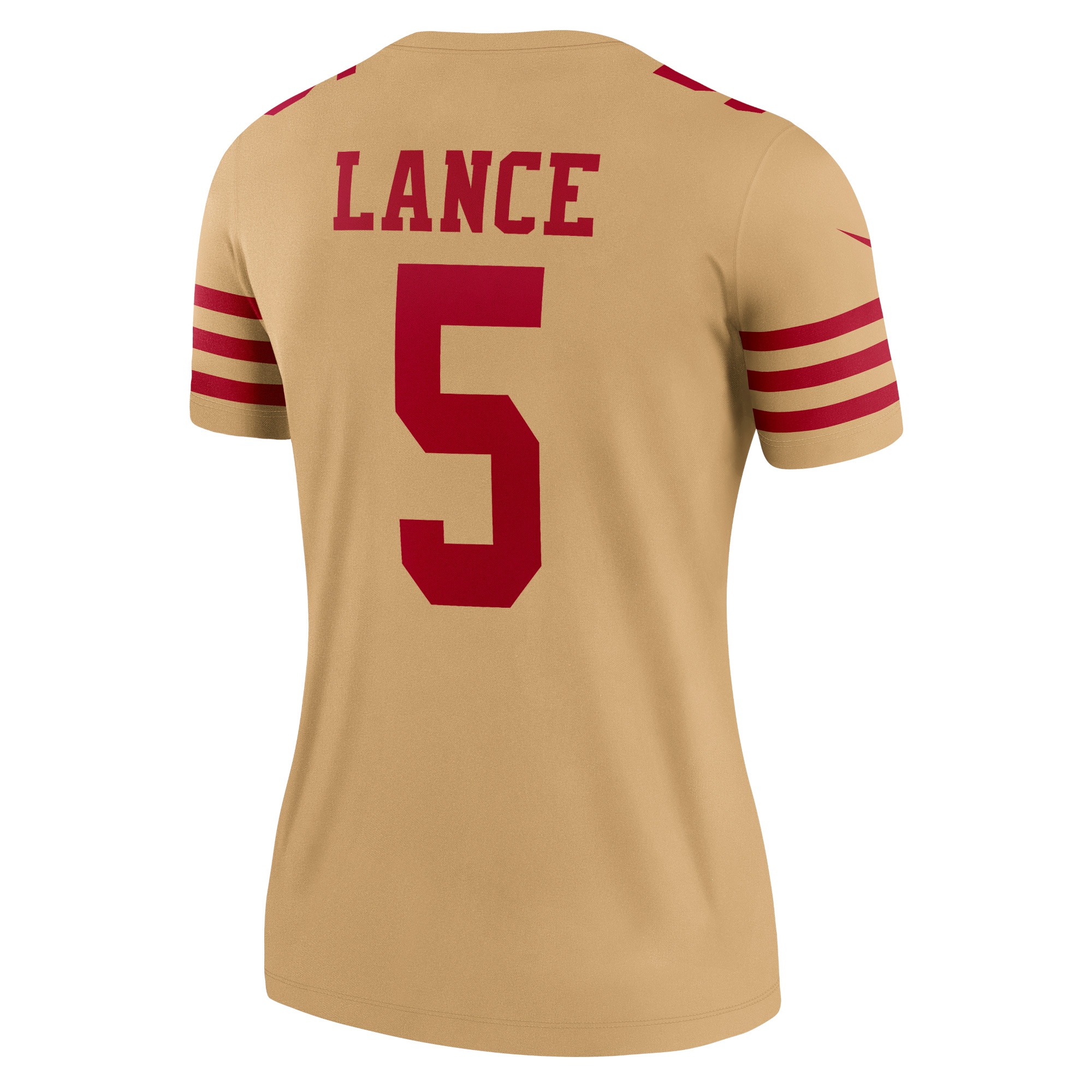 Women's San Francisco 49ers Trey Lance Gold Inverted Legend Player Performance Top JS9258 nicesnker - Image 3