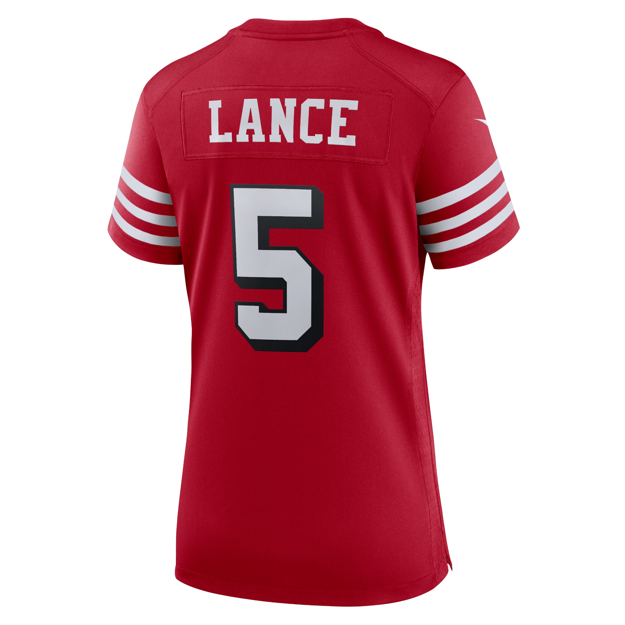 Women's San Francisco 49ers Trey Lance Scarlet Alternate Game Jersey JS6358 nicesnker - Image 3