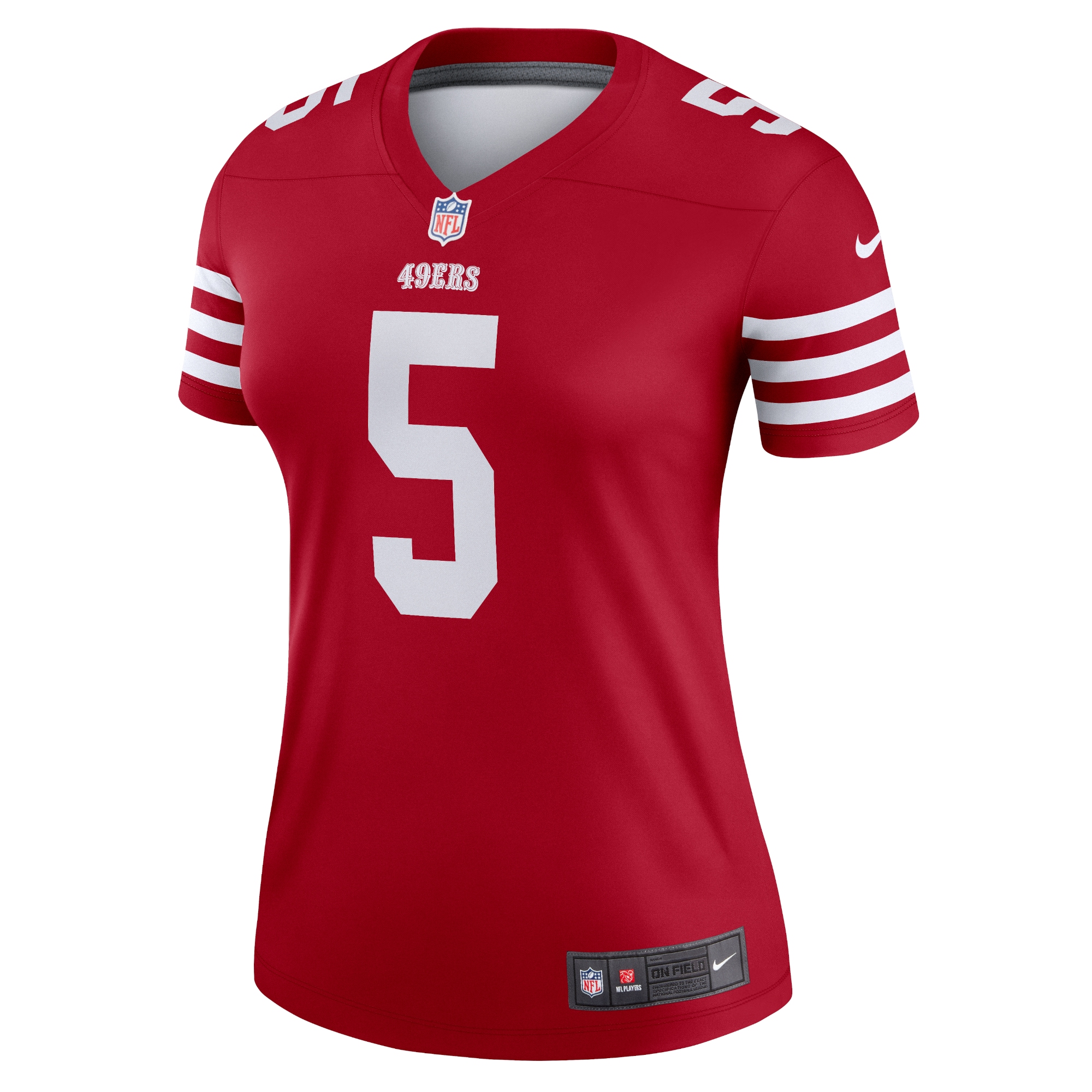 Women's San Francisco 49ers Trey Lance Scarlet Legend Player Performance Top JS8237 nicesnker - Image 2