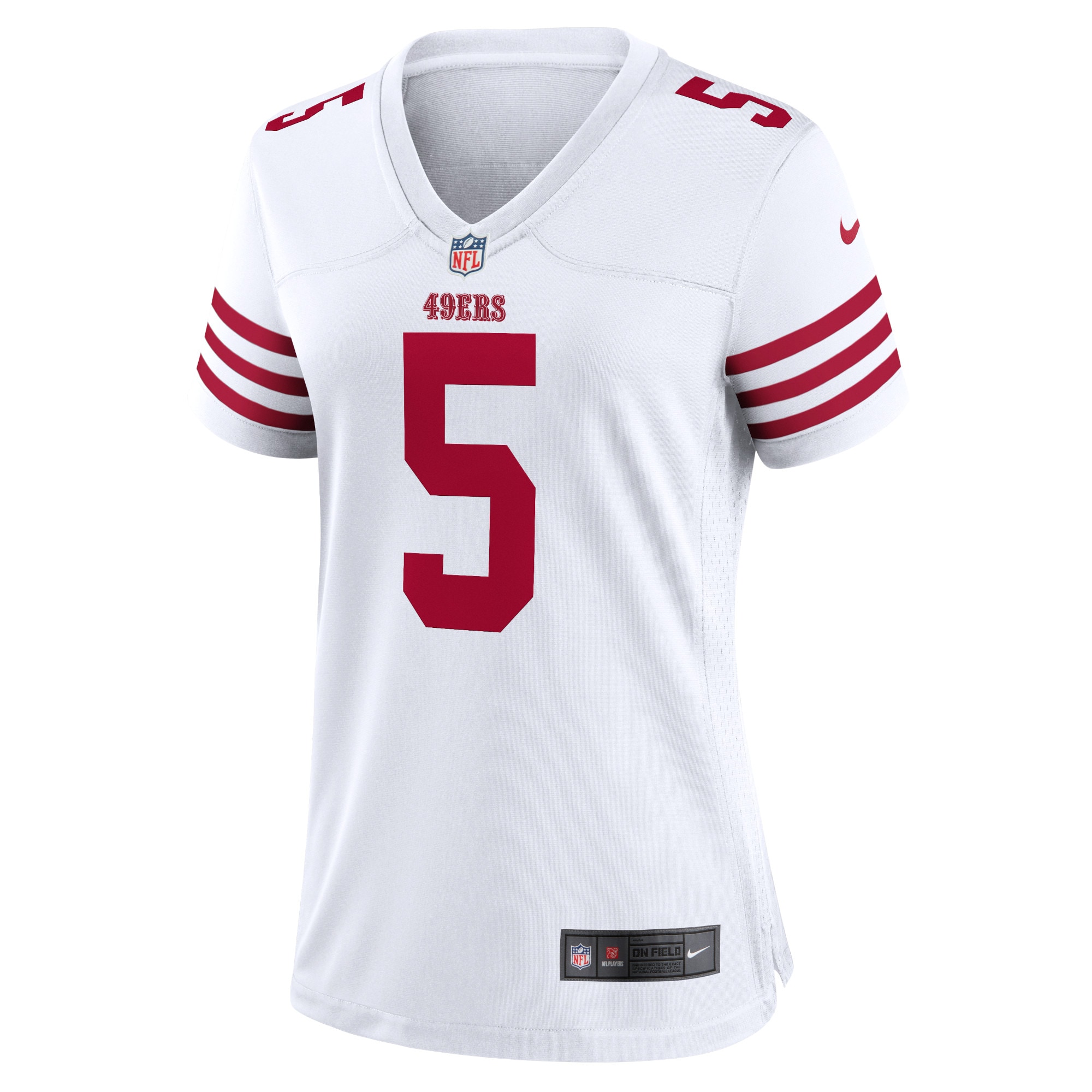 Women's San Francisco 49ers Trey Lance White Player Jersey JS2232 nicesnker - Image 2
