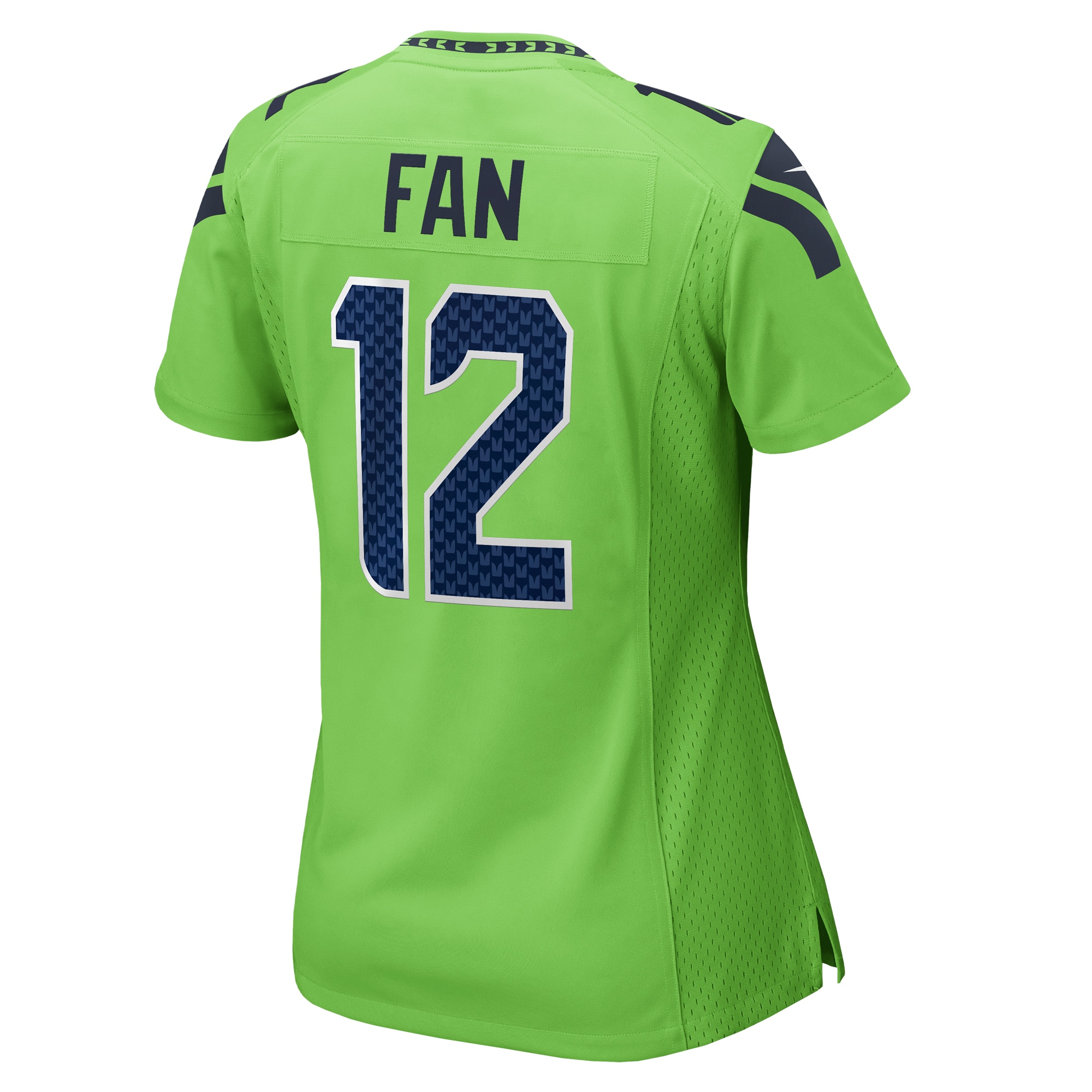 Women's Seattle Seahawks 12s Neon Green Game Jersey JS9771 nicesnker - Image 3