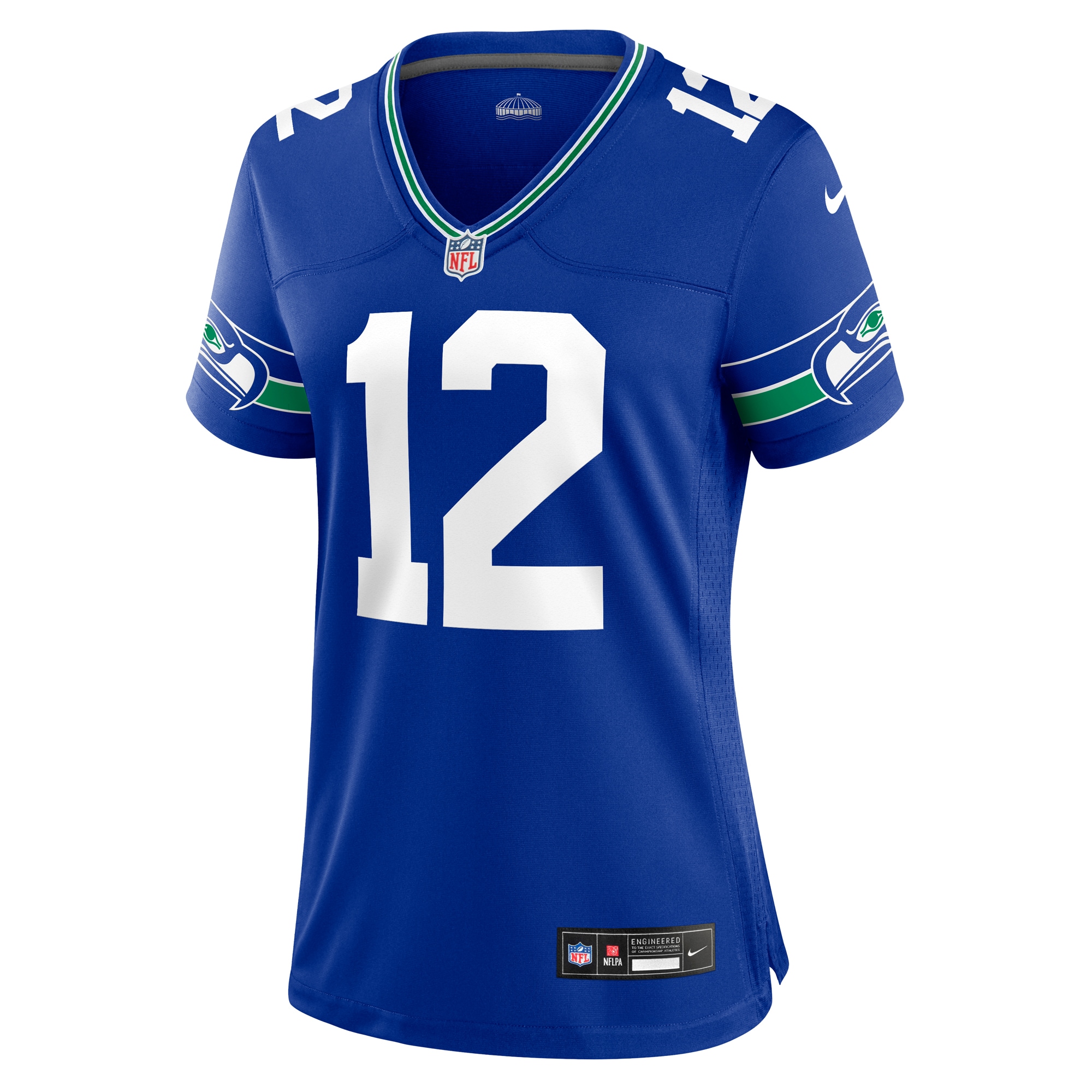 Women's Seattle Seahawks 12s Royal Player Jersey JS4139 nicesnker - Image 2