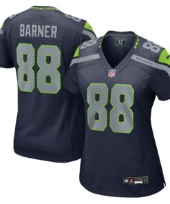 Women's Seattle Seahawks A.J. Barner College Navy Game Jersey JS9037 nicesnker