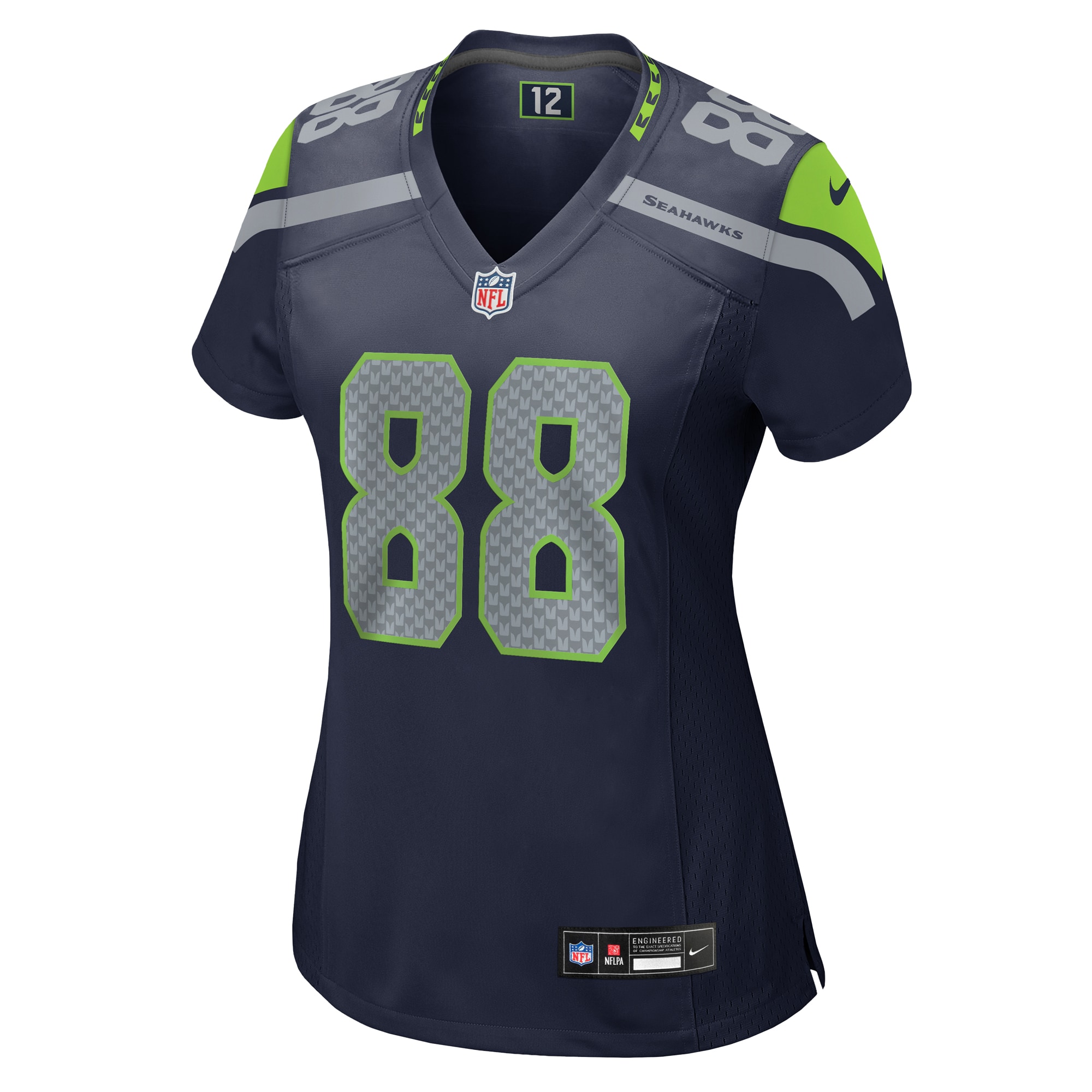 Women's Seattle Seahawks A.J. Barner College Navy Game Jersey JS9037 nicesnker - Image 2