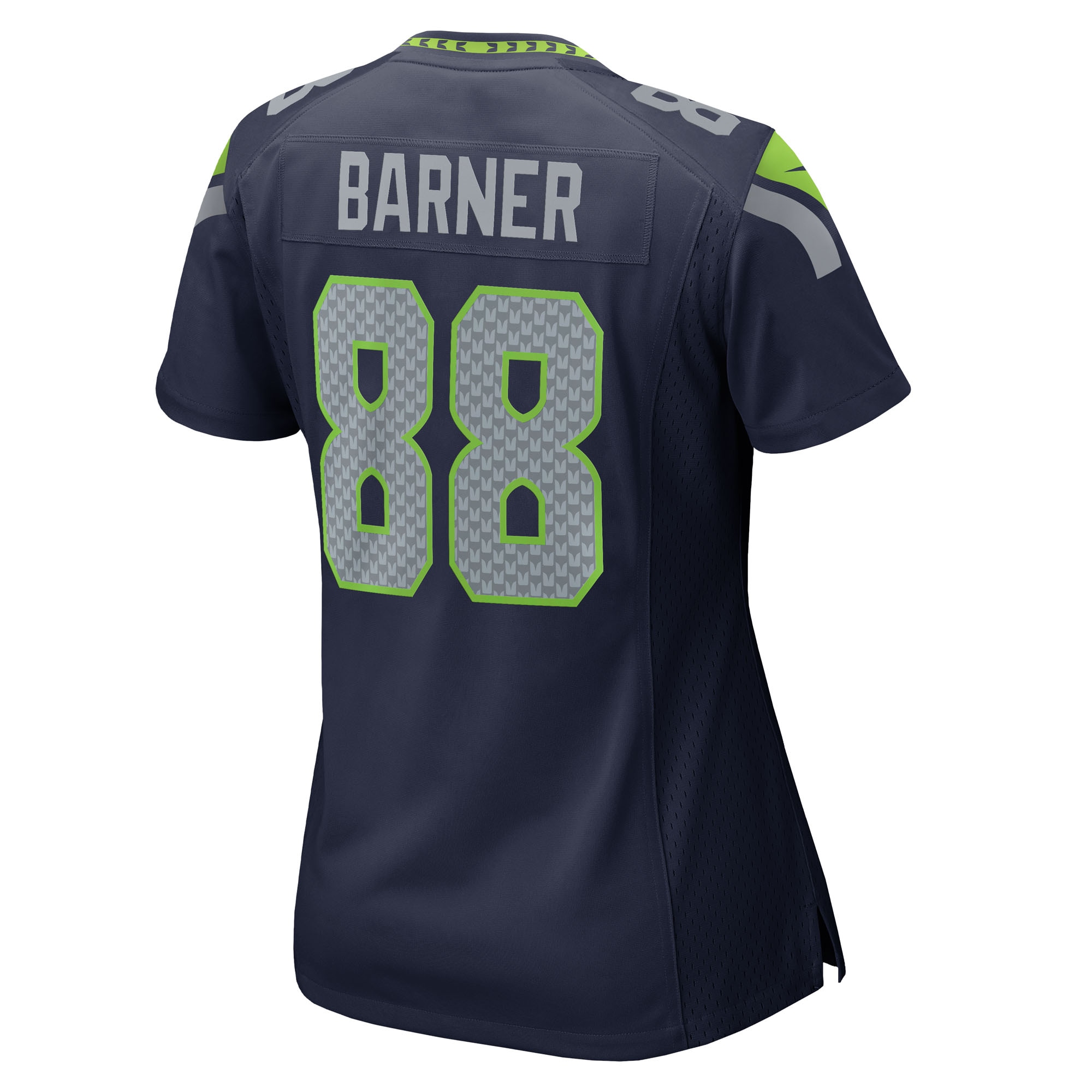 Women's Seattle Seahawks A.J. Barner Navy Team Game Jersey JS9847 nicesnker - Image 3
