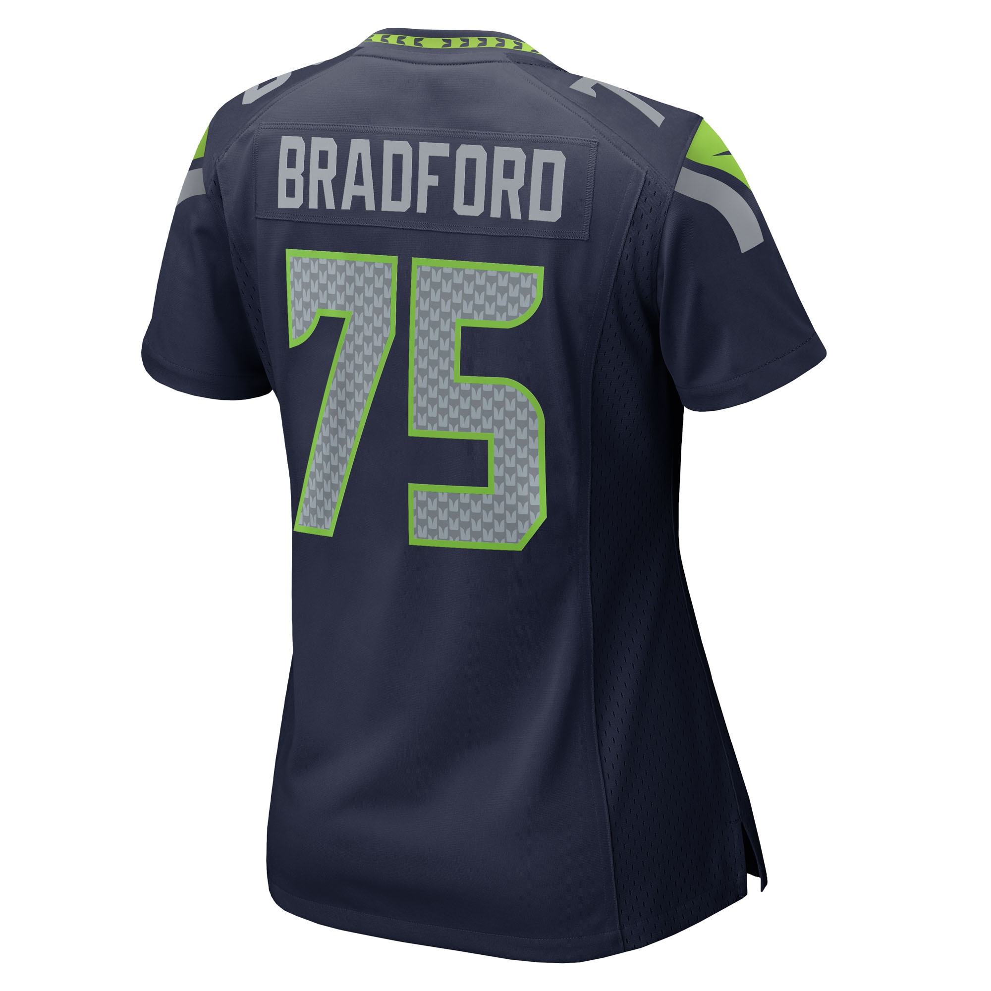 Women's Seattle Seahawks Anthony Bradford College Navy Team Game Jersey JS2530 nicesnker - Image 3