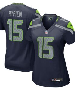 Women's Seattle Seahawks Brett Rypien College Navy Team Game Jersey JS6249 nicesnker