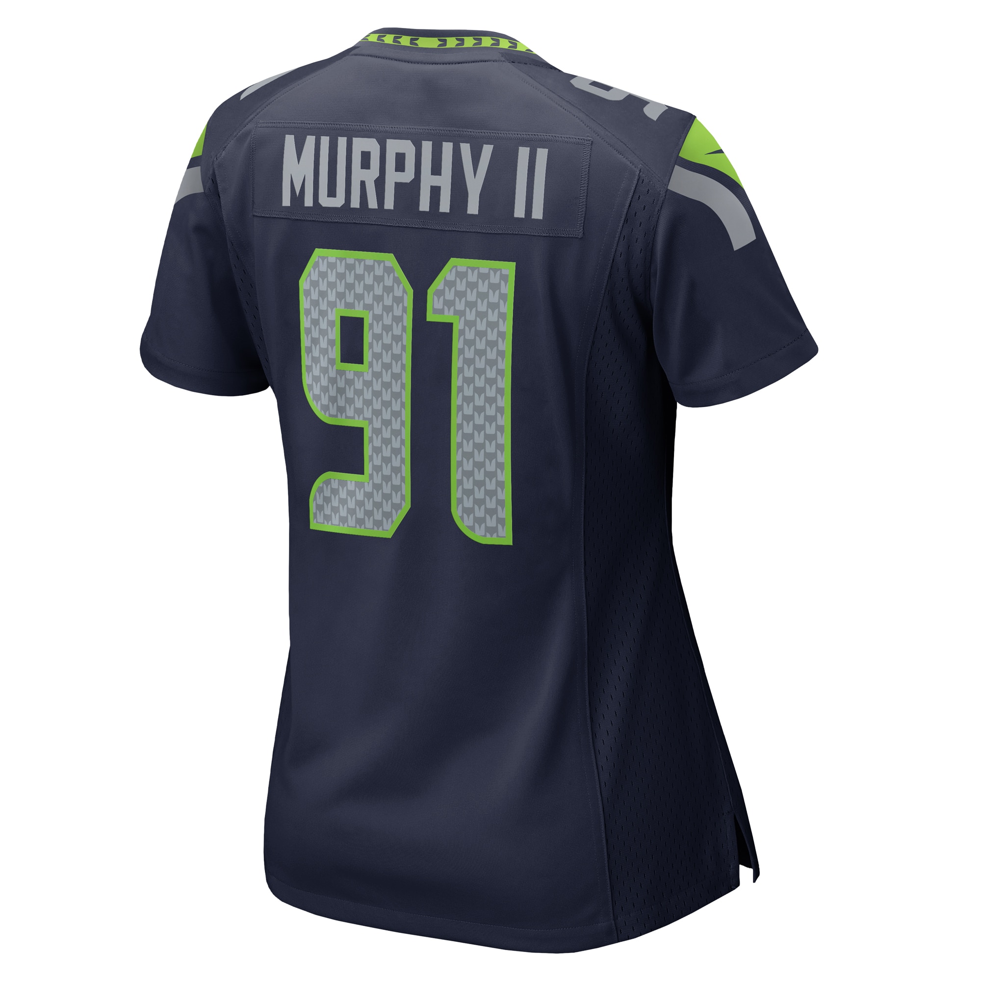 Women's Seattle Seahawks Byron Murphy II College Navy Game Jersey JS7970 nicesnker - Image 3