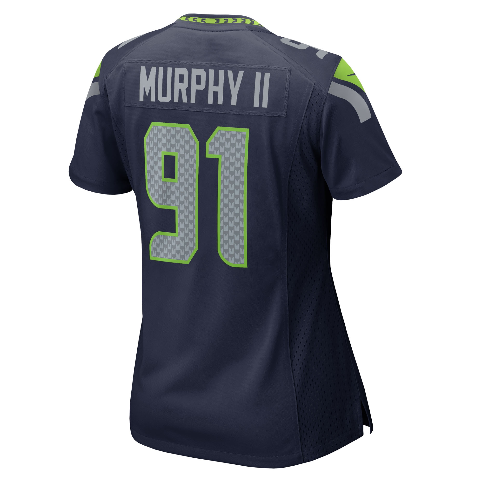 Women's Seattle Seahawks Byron Murphy II College Navy Team Game Jersey JS8874 nicesnker - Image 3