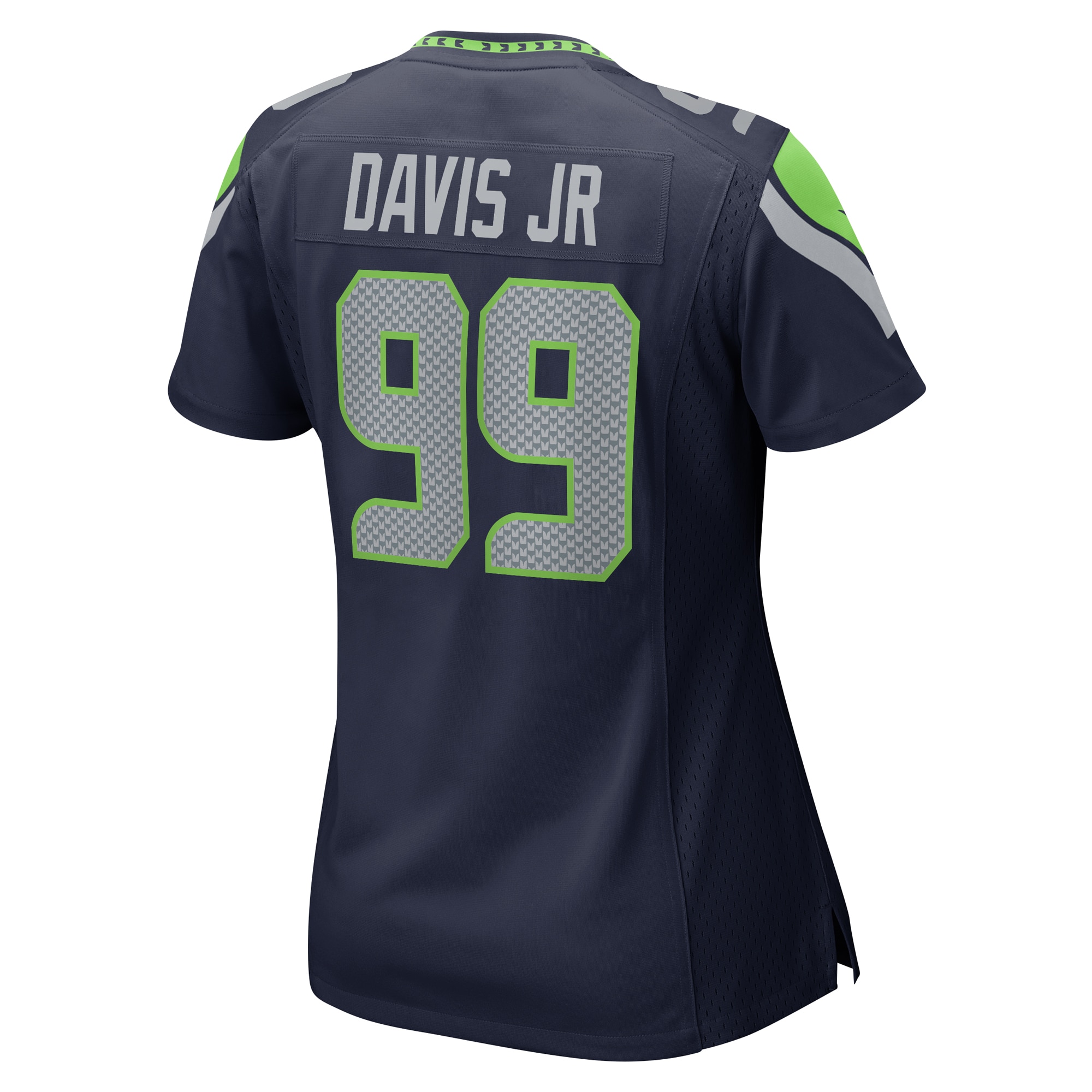 Women's Seattle Seahawks Carl Davis Jr. Navy Game Jersey JS9339 nicesnker - Image 3