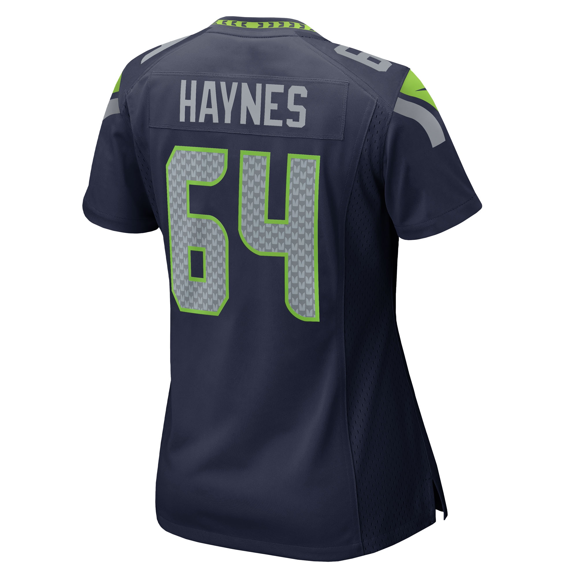 Women's Seattle Seahawks Christian Haynes College Navy Team Game Jersey JS5557 nicesnker - Image 3