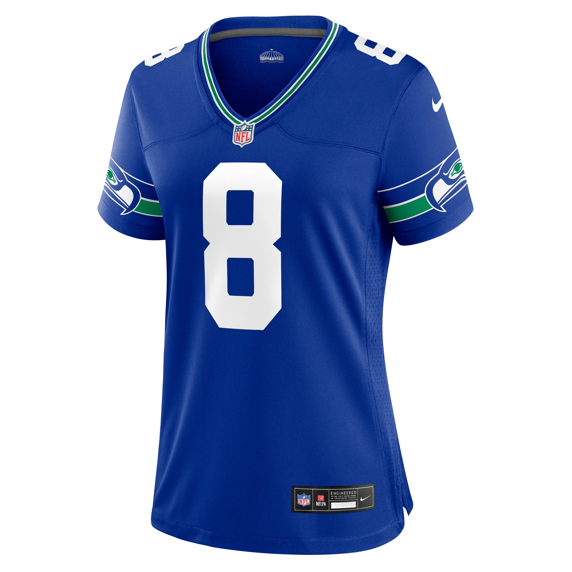 Women's Seattle Seahawks Coby Bryant Royal Throwback Player Game Jersey JS7209 nicesnker - Image 2