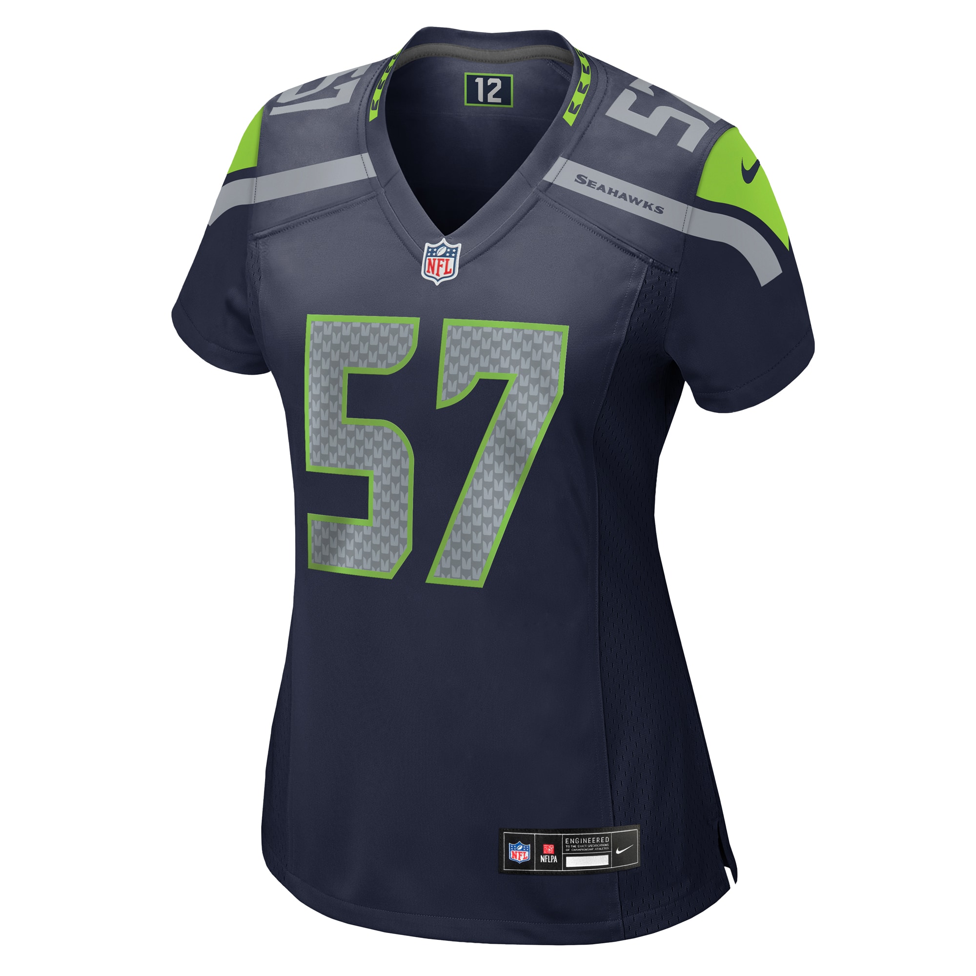 Women's Seattle Seahawks Connor Williams College Navy Game Jersey JS9676 nicesnker - Image 2