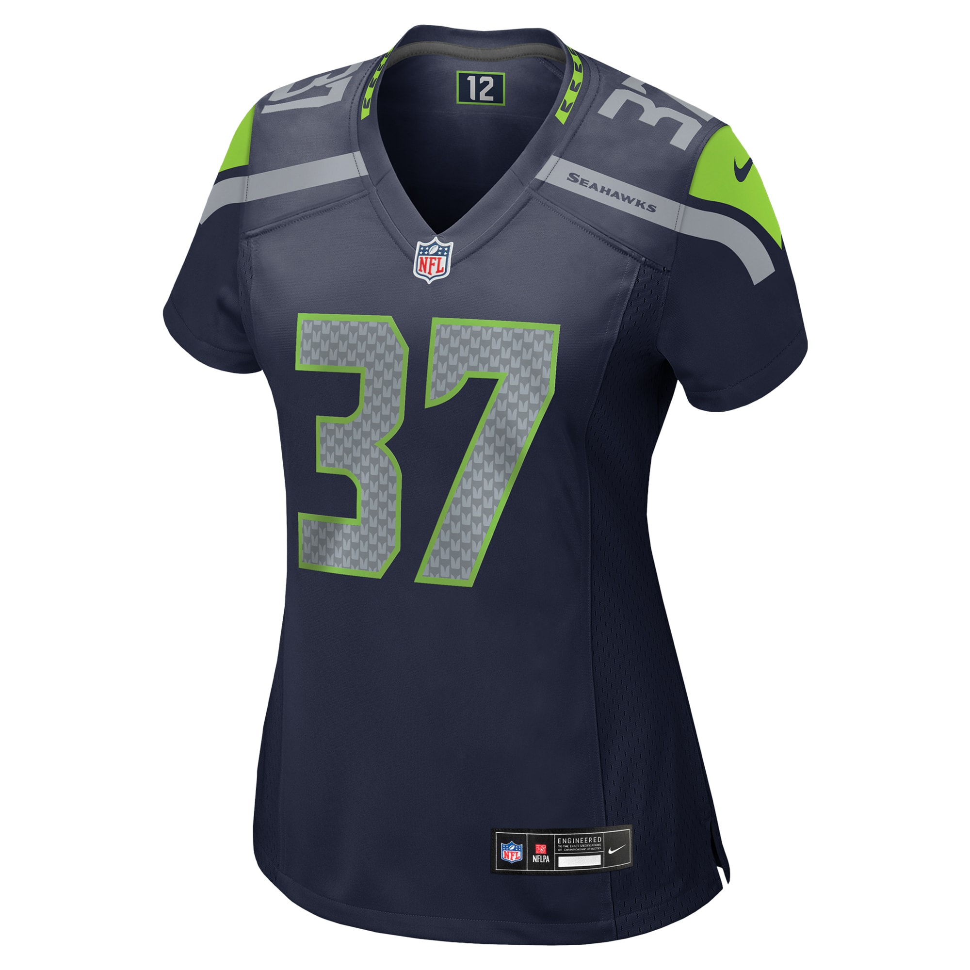 Women's Seattle Seahawks Damarion Williams Navy Game Jersey JS6160 nicesnker - Image 2