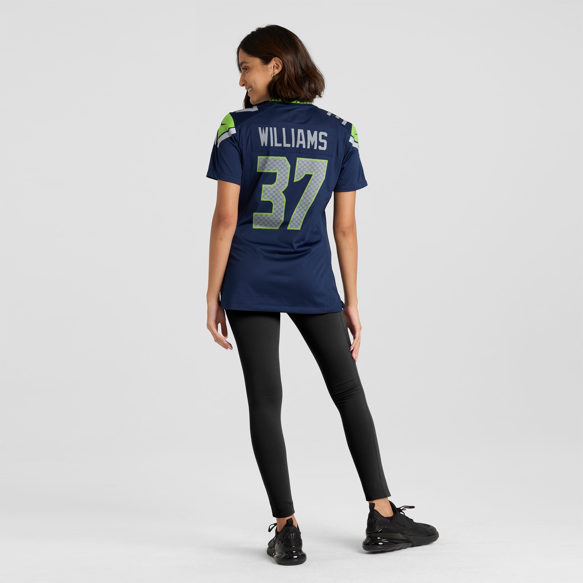 Women's Seattle Seahawks Damarion Williams Navy Game Jersey JS6160 nicesnker - Image 5