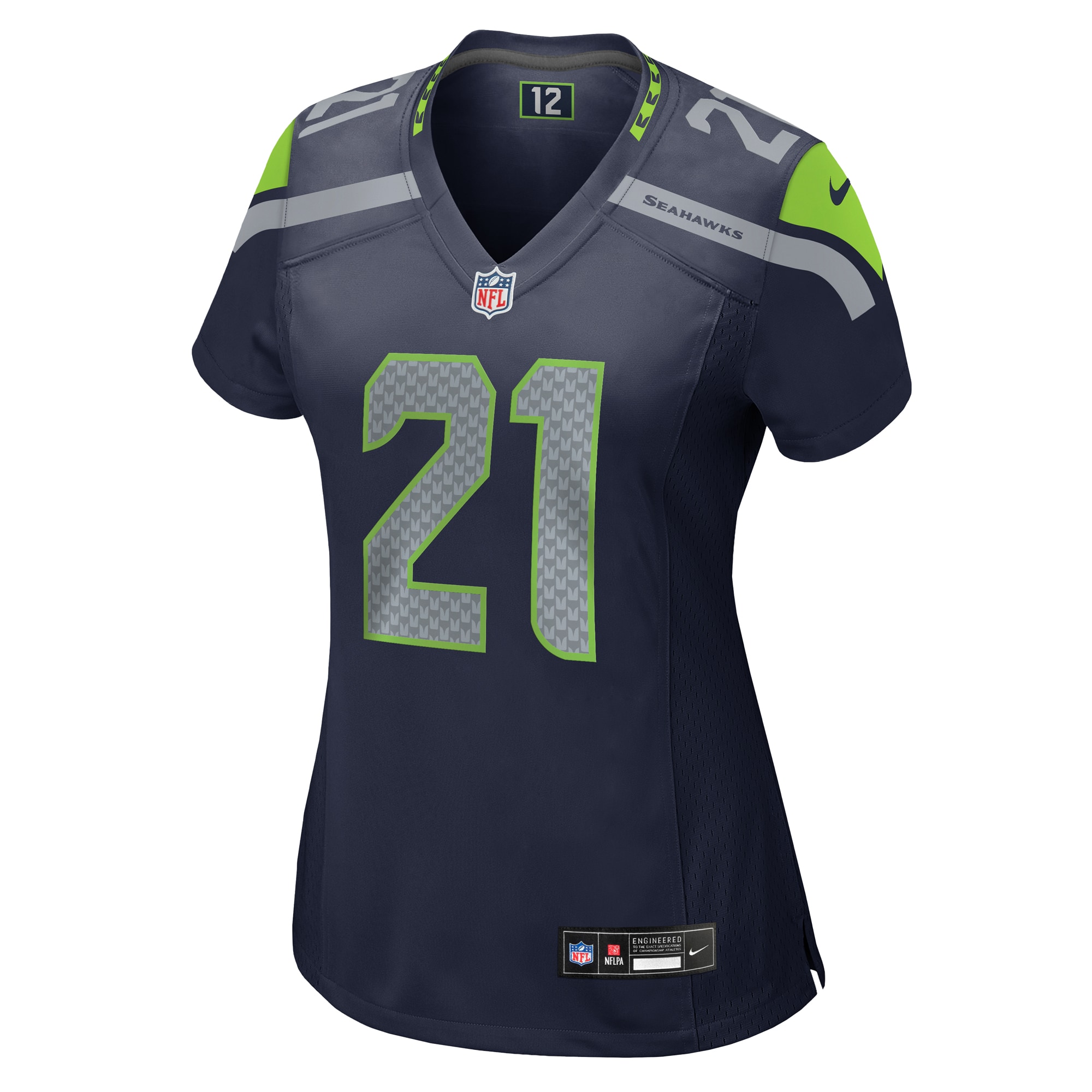 Women's Seattle Seahawks Devon Witherspoon College Navy Game Jersey JS4370 nicesnker - Image 2