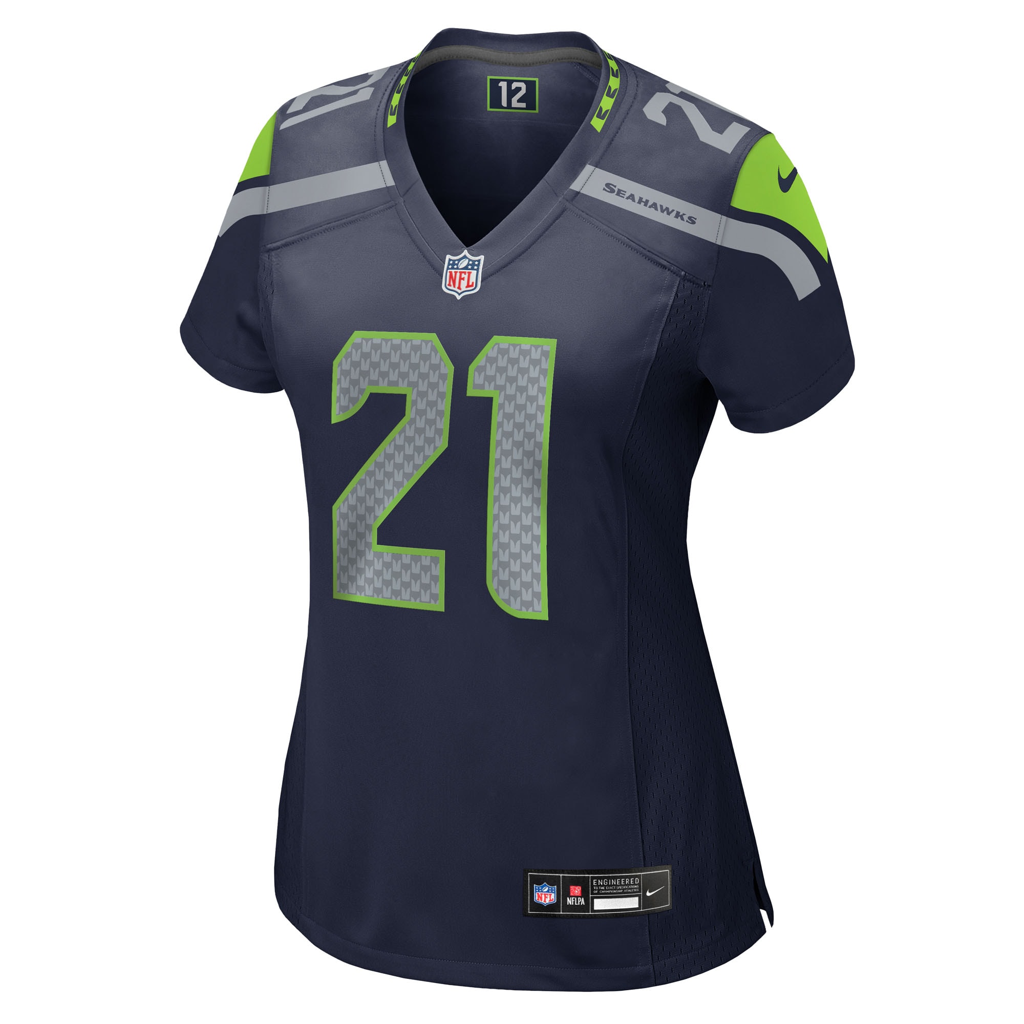 Women's Seattle Seahawks Devon Witherspoon College Navy Team Game Jersey JS8721 nicesnker - Image 2