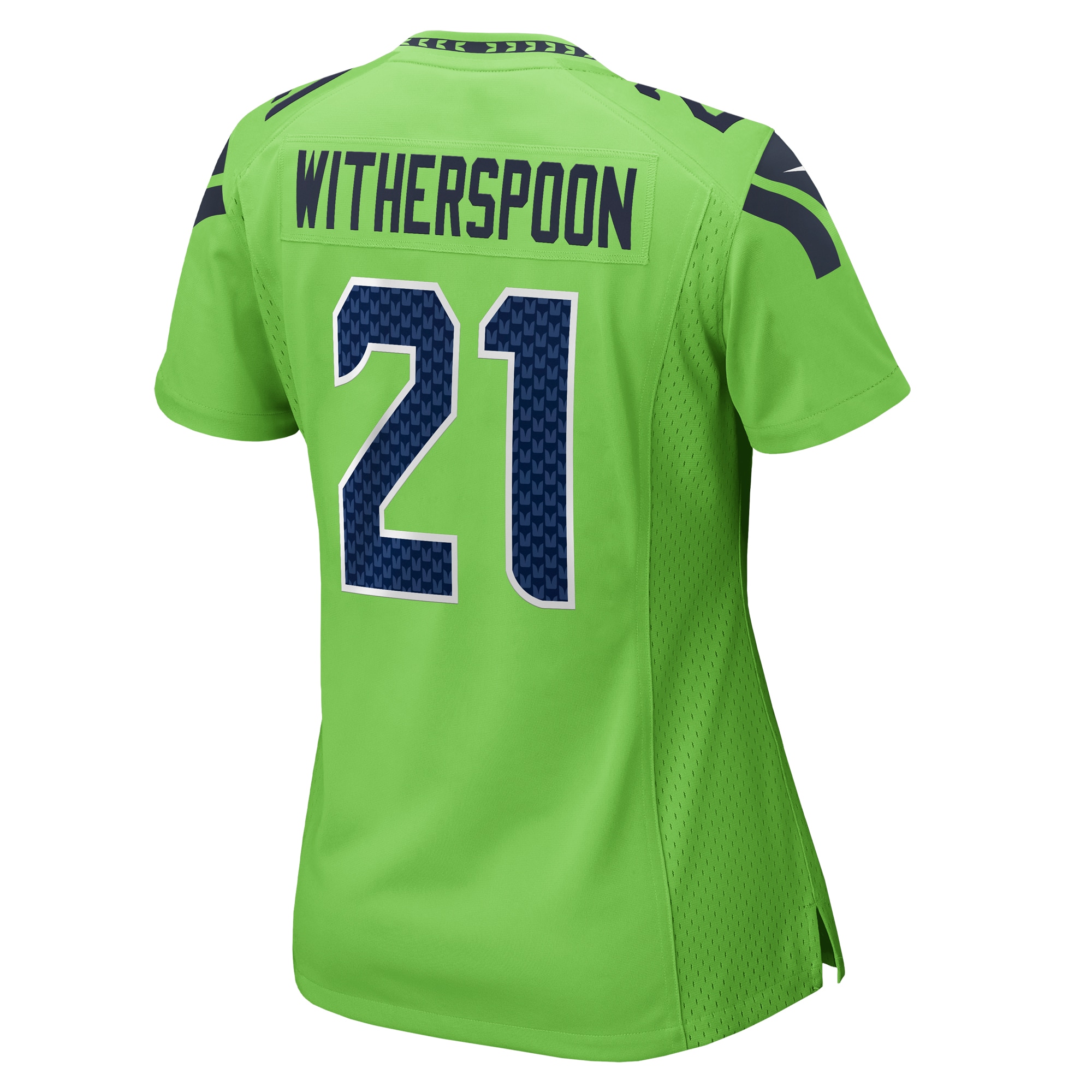 Women's Seattle Seahawks Devon Witherspoon Neon Green Game Jersey JS1348 nicesnker - Image 3